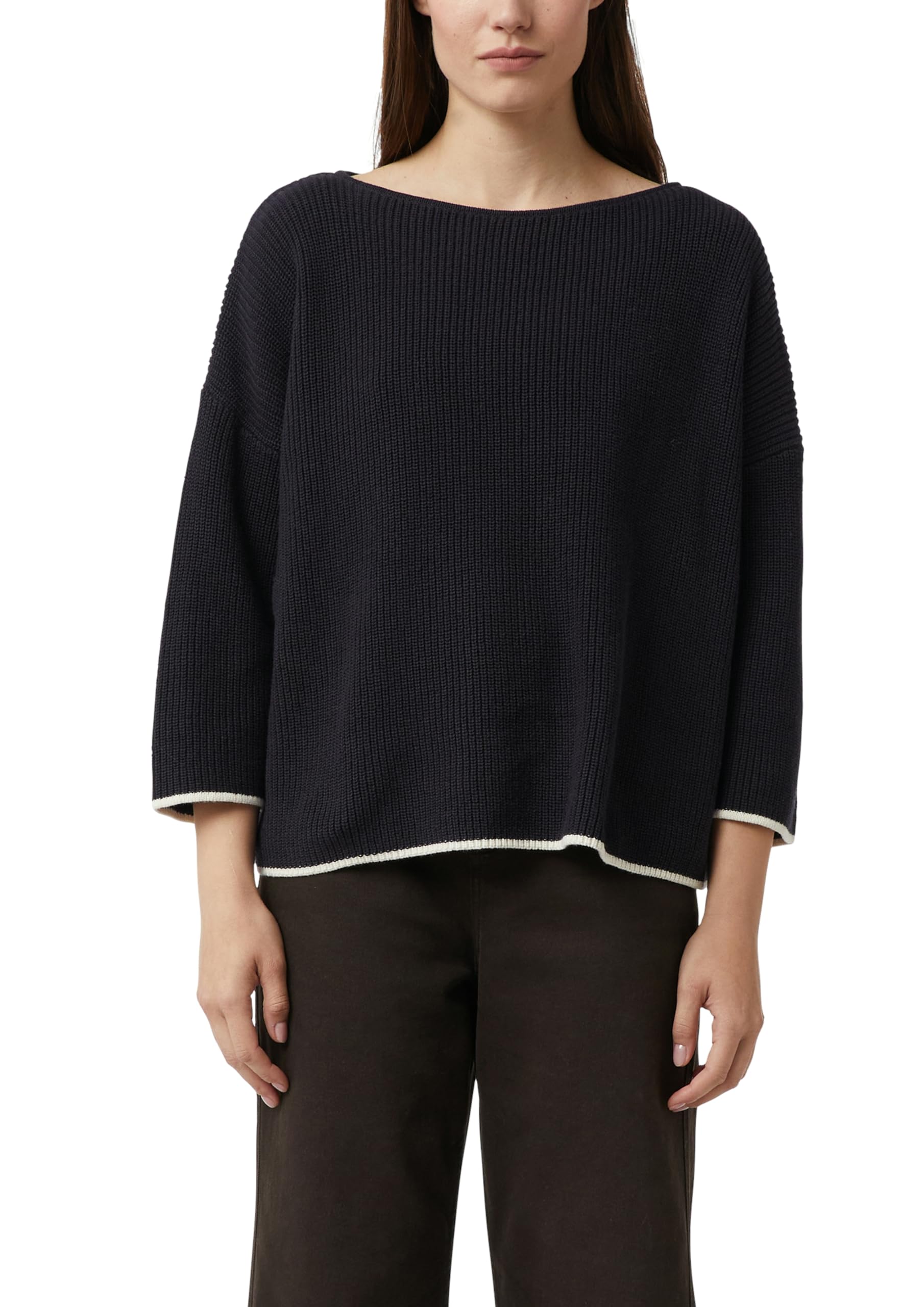 comma-knitwear-pullover-boxy-fit-blau-gr-e-40-strick image 3