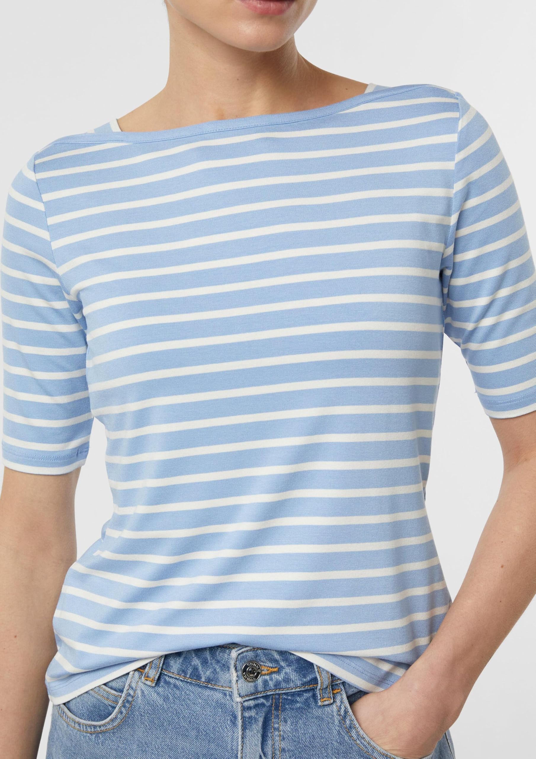 comma-tops-jersey-t-shirt-u-boot-slim-fit-gr-40 image 3