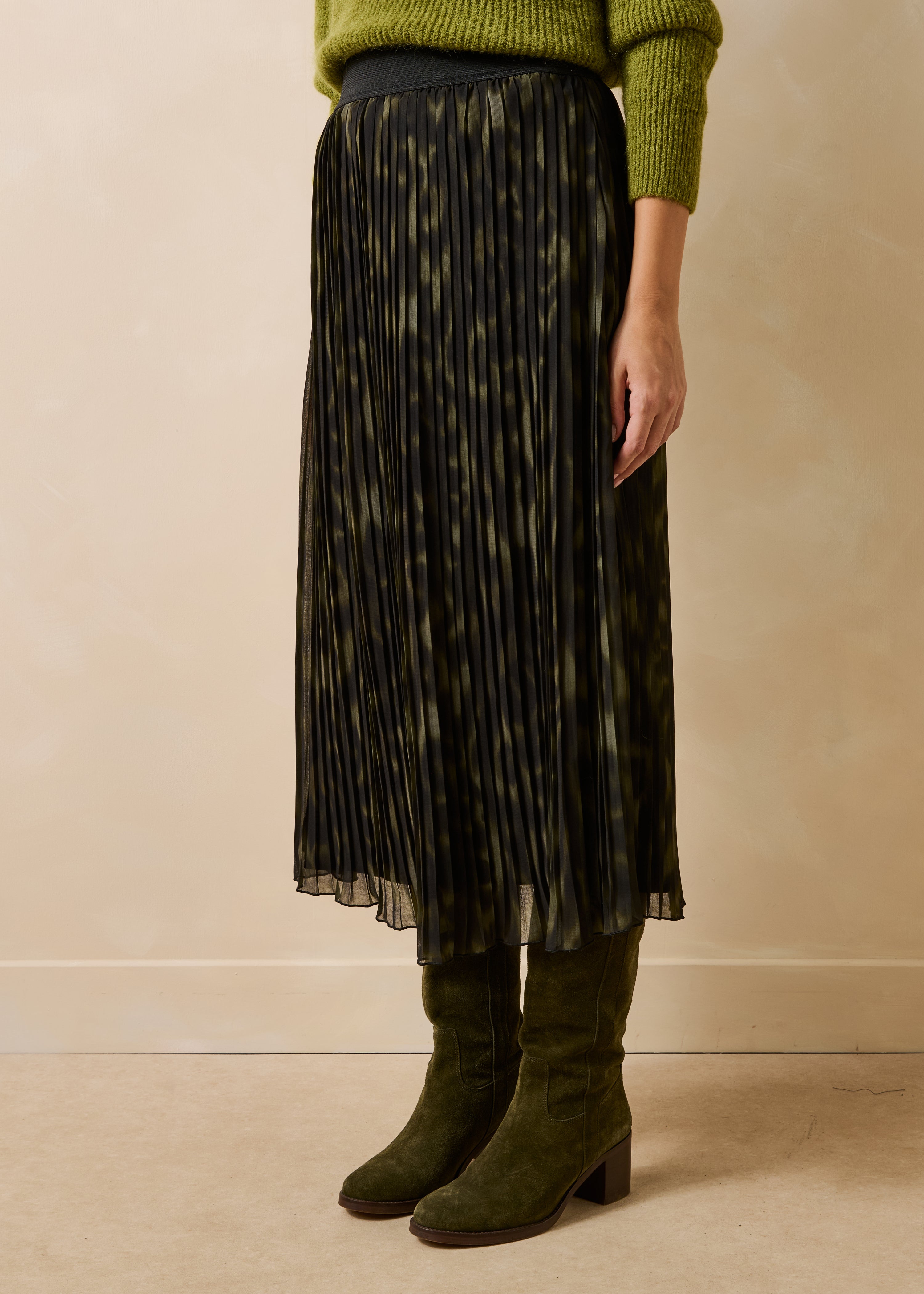 la-f-e-marabout-e-chana-plisseerock-khaki-lang image 2