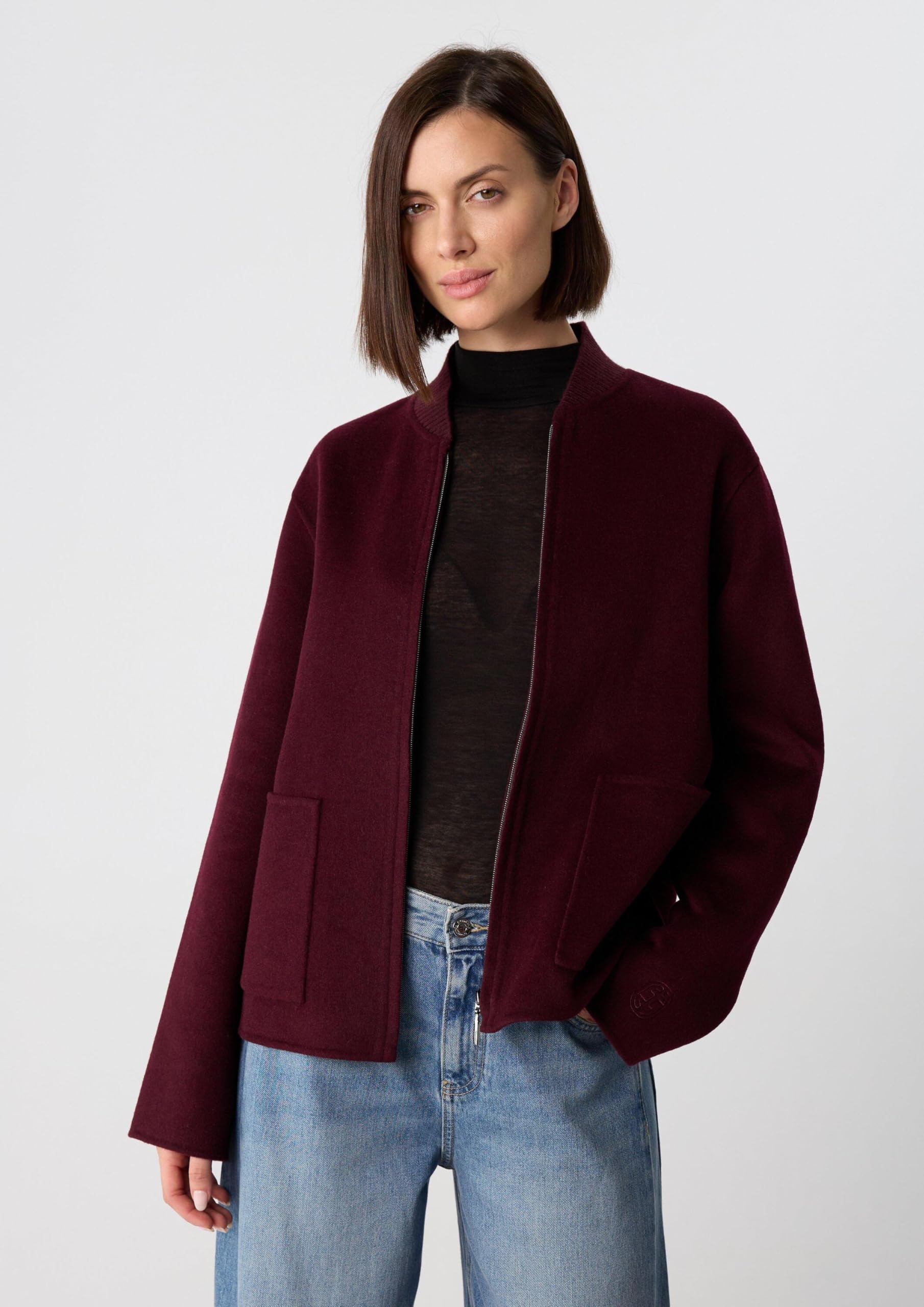 comma-outdoor-jacke-damen-elegant-schwarz image 5