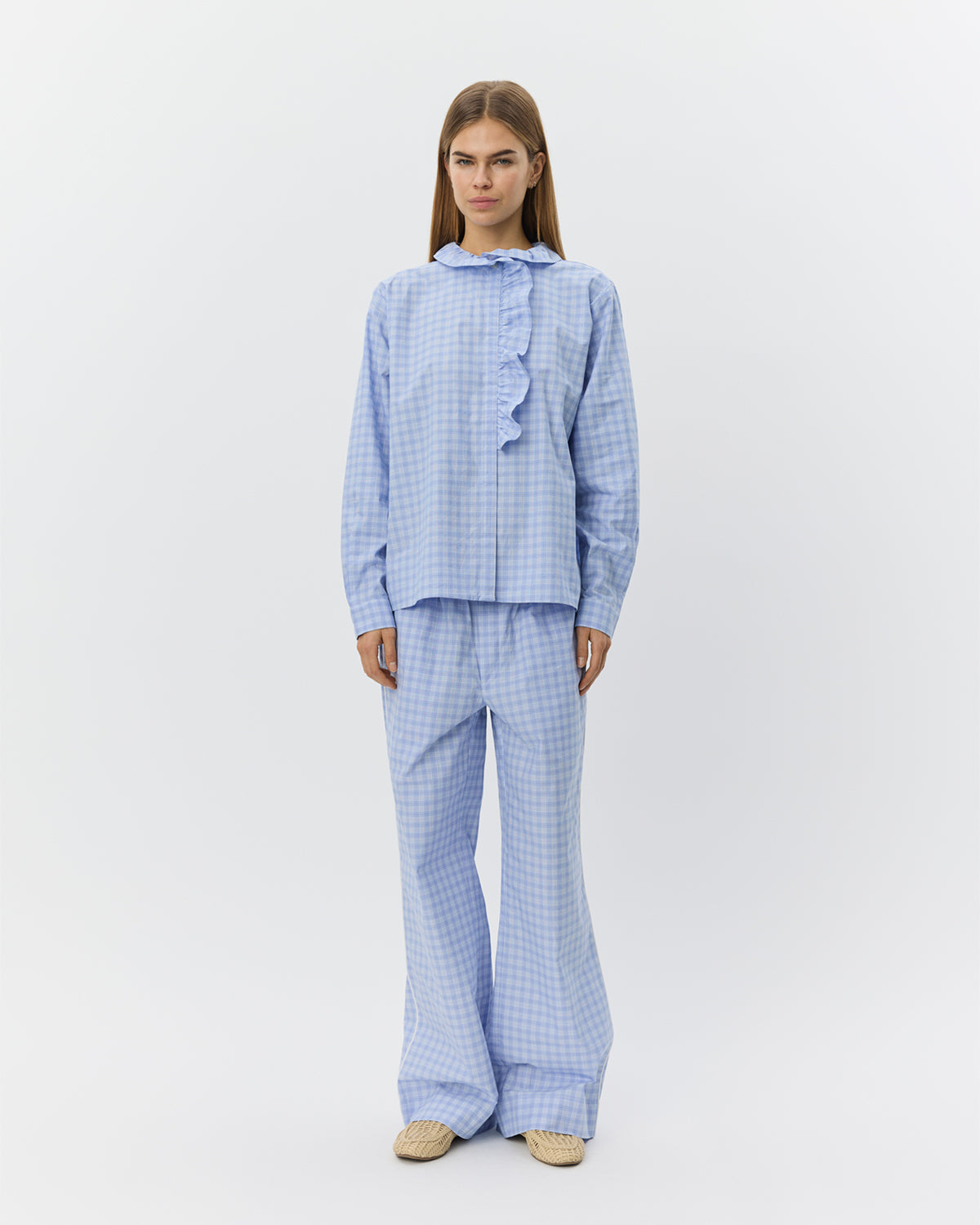 sofie-schnoor-jordensw-wide-leg-hose-blau-baumwolle image 2