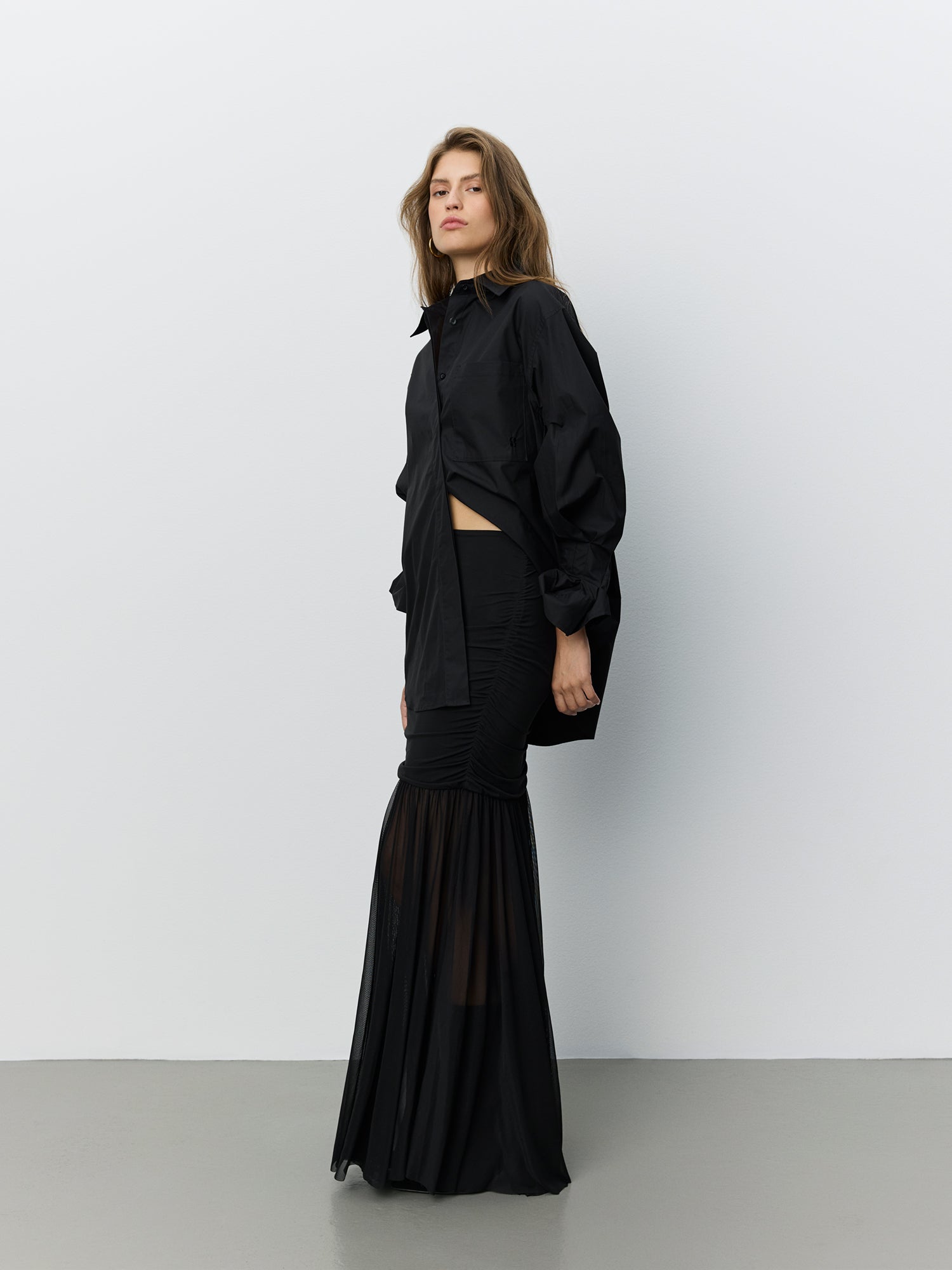 sofie-schnoor-zissasw-maxirock-schwarz-mesh image 3