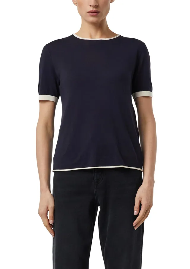comma-2181557-pullover-damen-feinstrick-gr-38-kontrastrand image 1