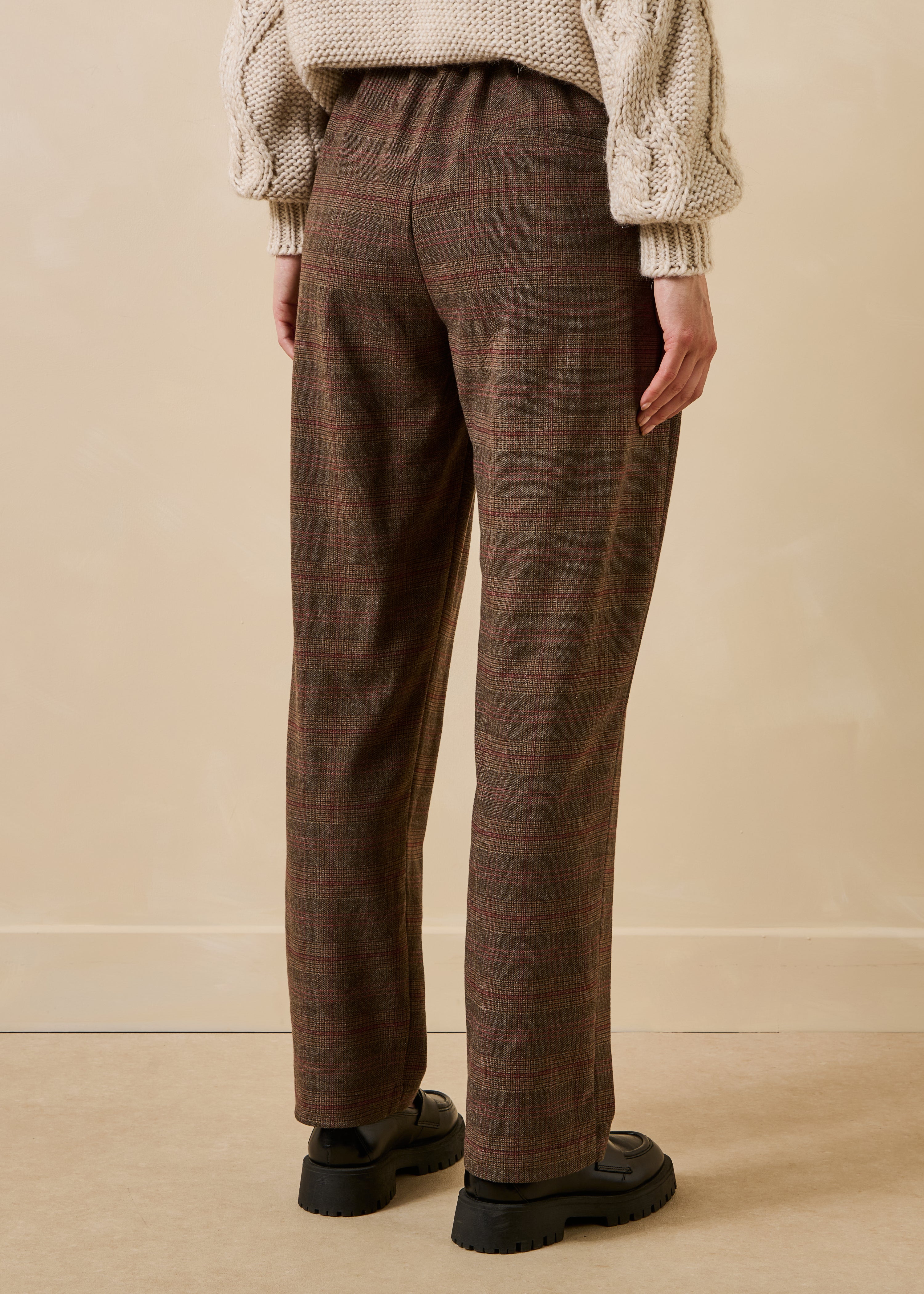 la-f-e-marabout-e-zergy-hose-braun-karo-7-8-elastisch image 3