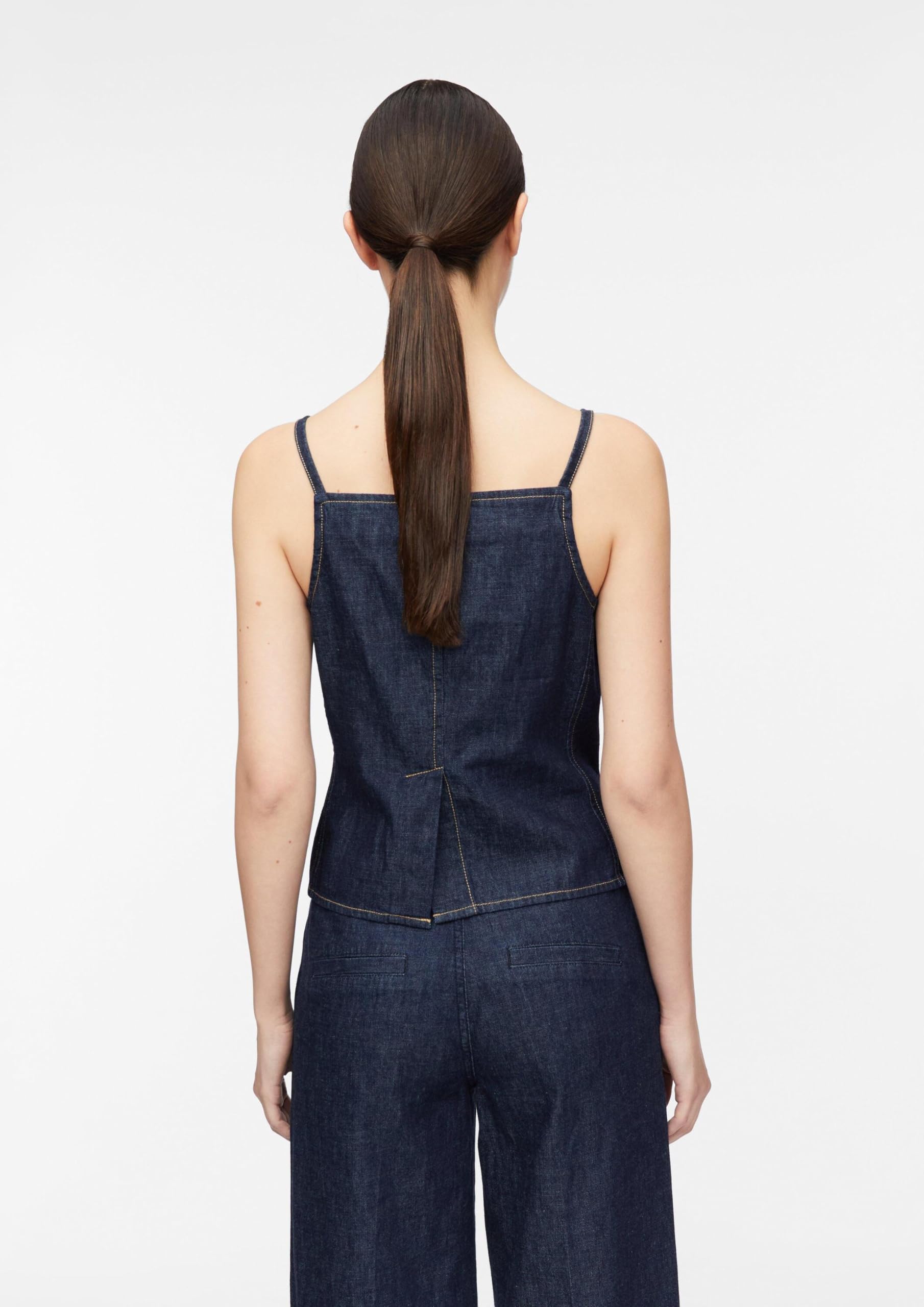 comma-jeans-denim-top-karreeausschnitt-gr-38-rmellos image 7