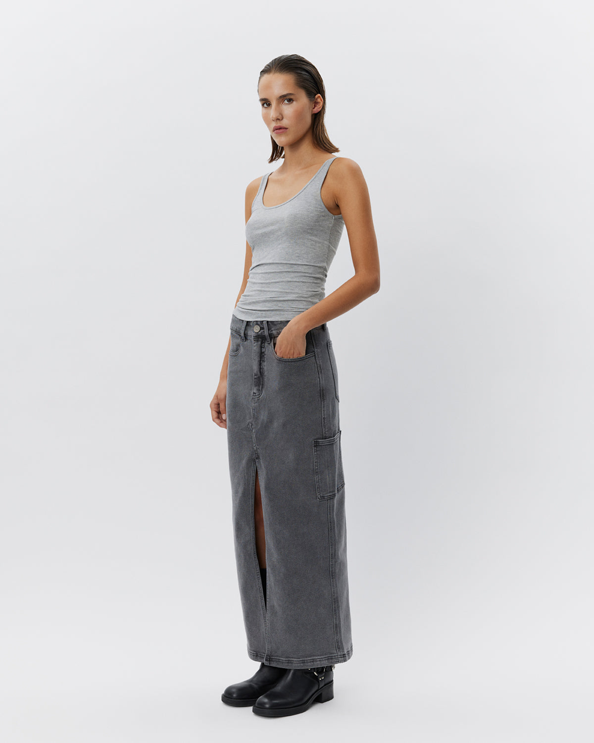 sofie-schnoor-women-alayasw-jeansrock-grau-denim-maxi image 3