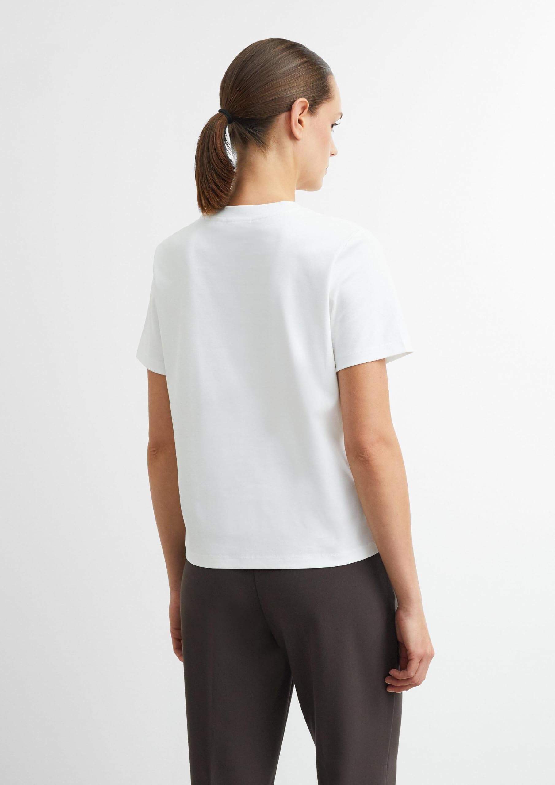 comma-tops-baumwoll-t-shirt-gr-40-kurzarm-basic image 7