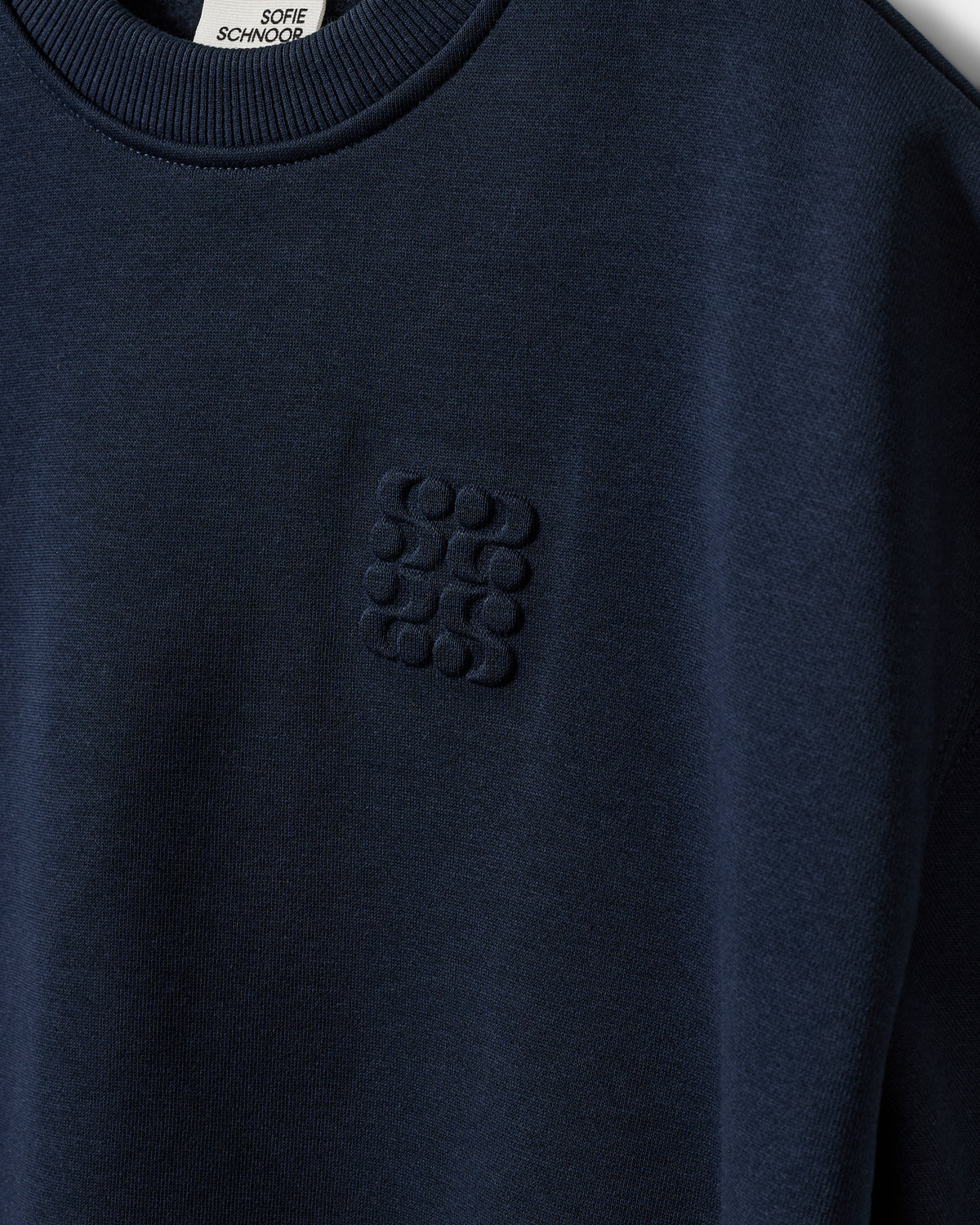 sofie-schnoor-young-eloisesy-sweatshirt-navy-kurzarm image 5