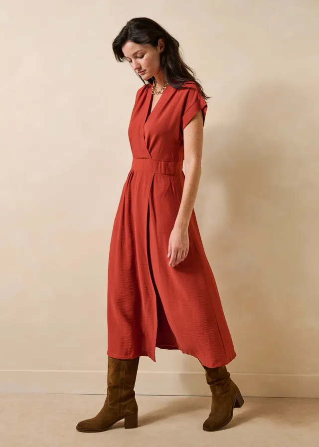 la-f-e-marabout-e-fresa-kleid-terracotta-lang-gr-34-46 image 1