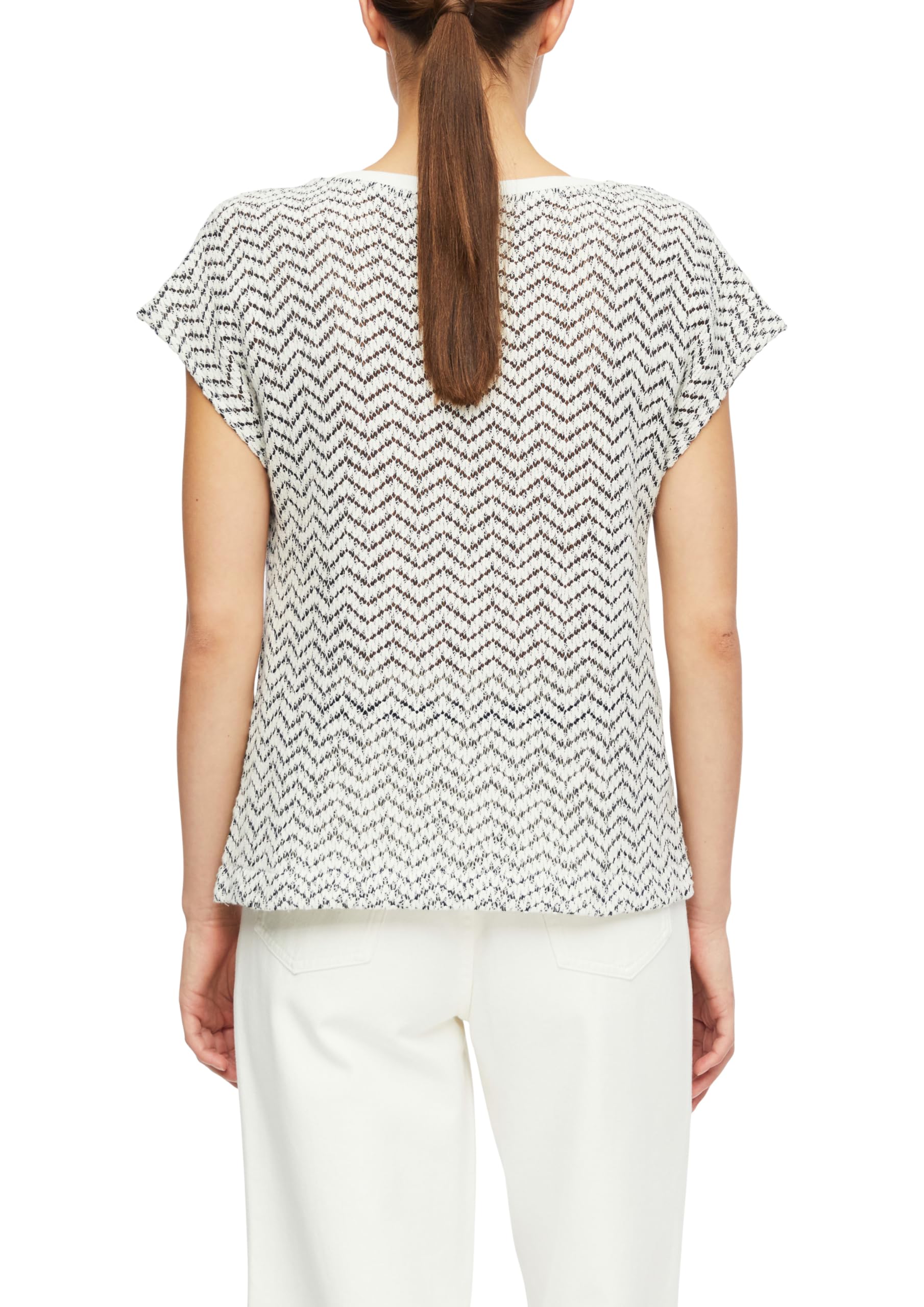 comma-sweatshirt-relaxed-fit-gr-48-rundhals-ajour image 2