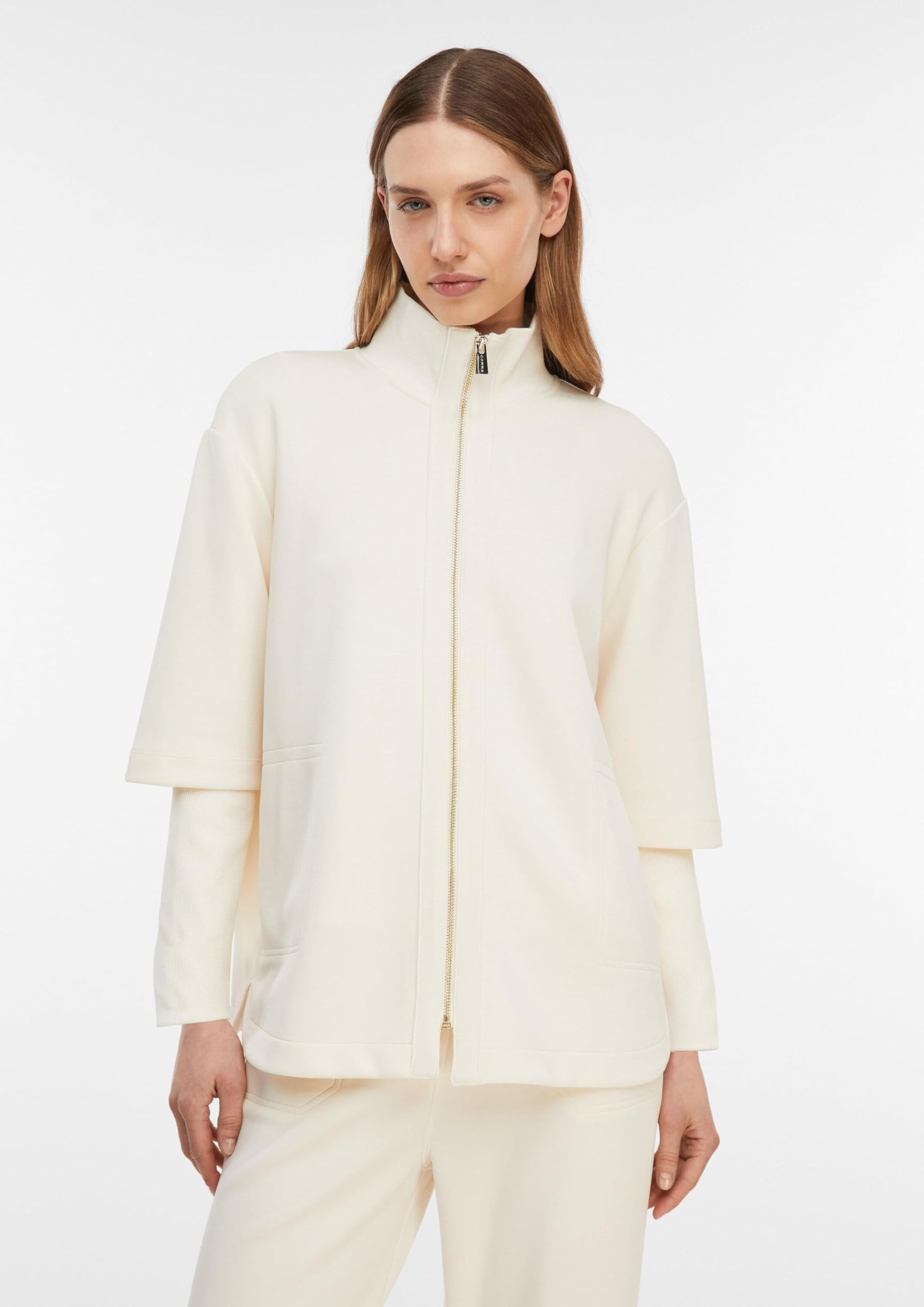 comma-sweatjacke-gr-42-jersey-rippdetails-damen image 6