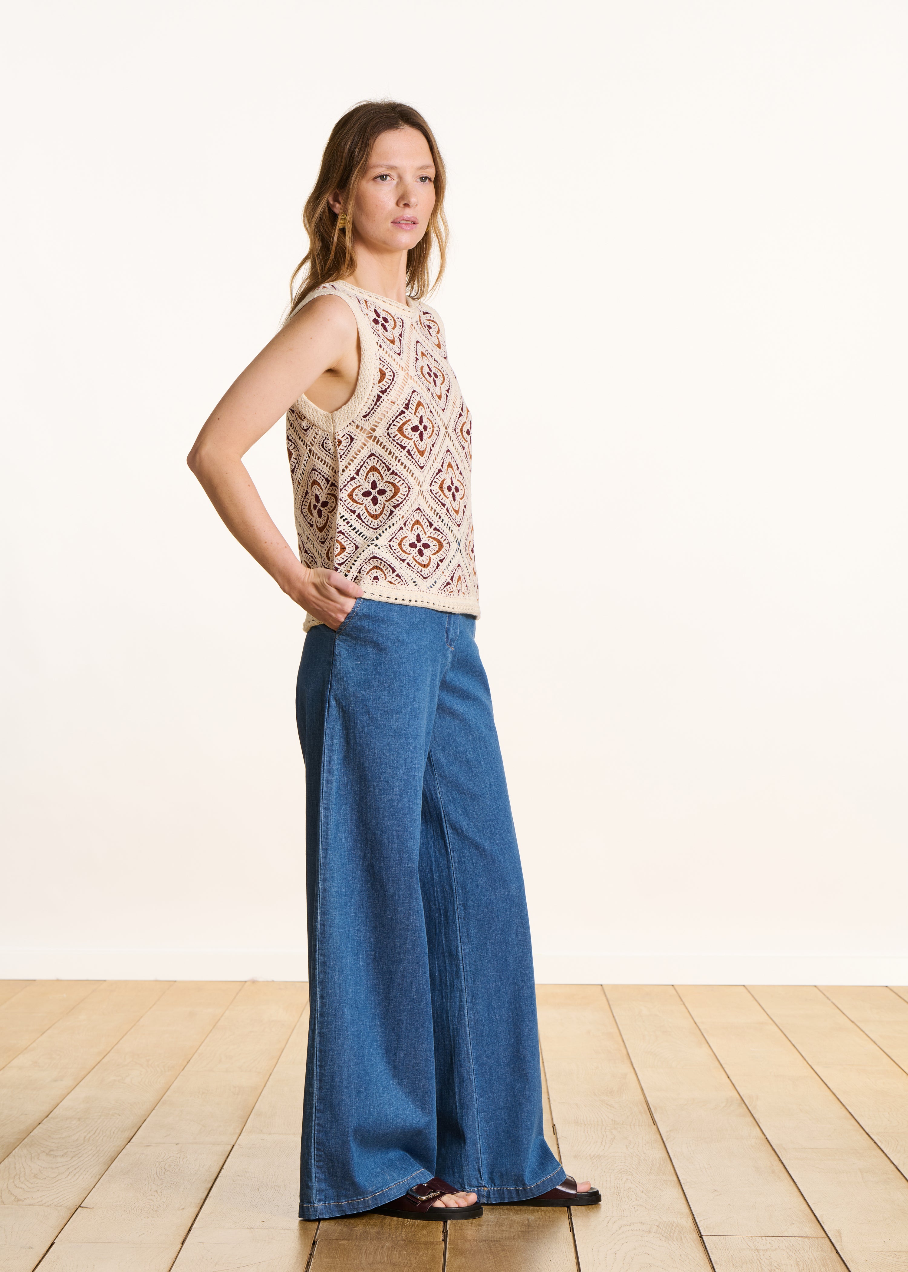 la-f-e-marabout-e-dallal-jeans-blau-weit-high-waist image 1