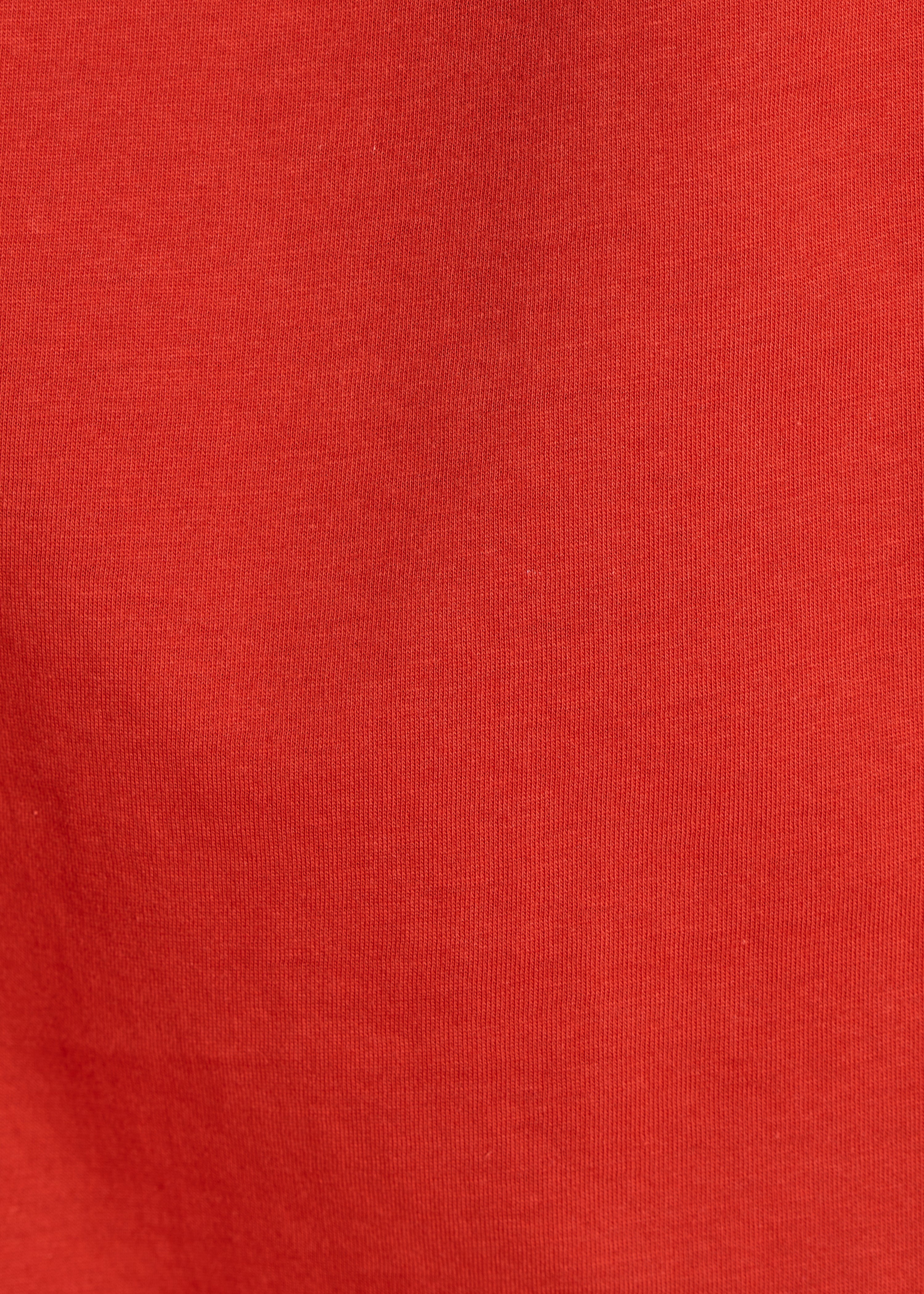 la-f-e-marabout-e-t-shirt-oversize-bio-baumwolle-rot-v-ausschnitt image 4