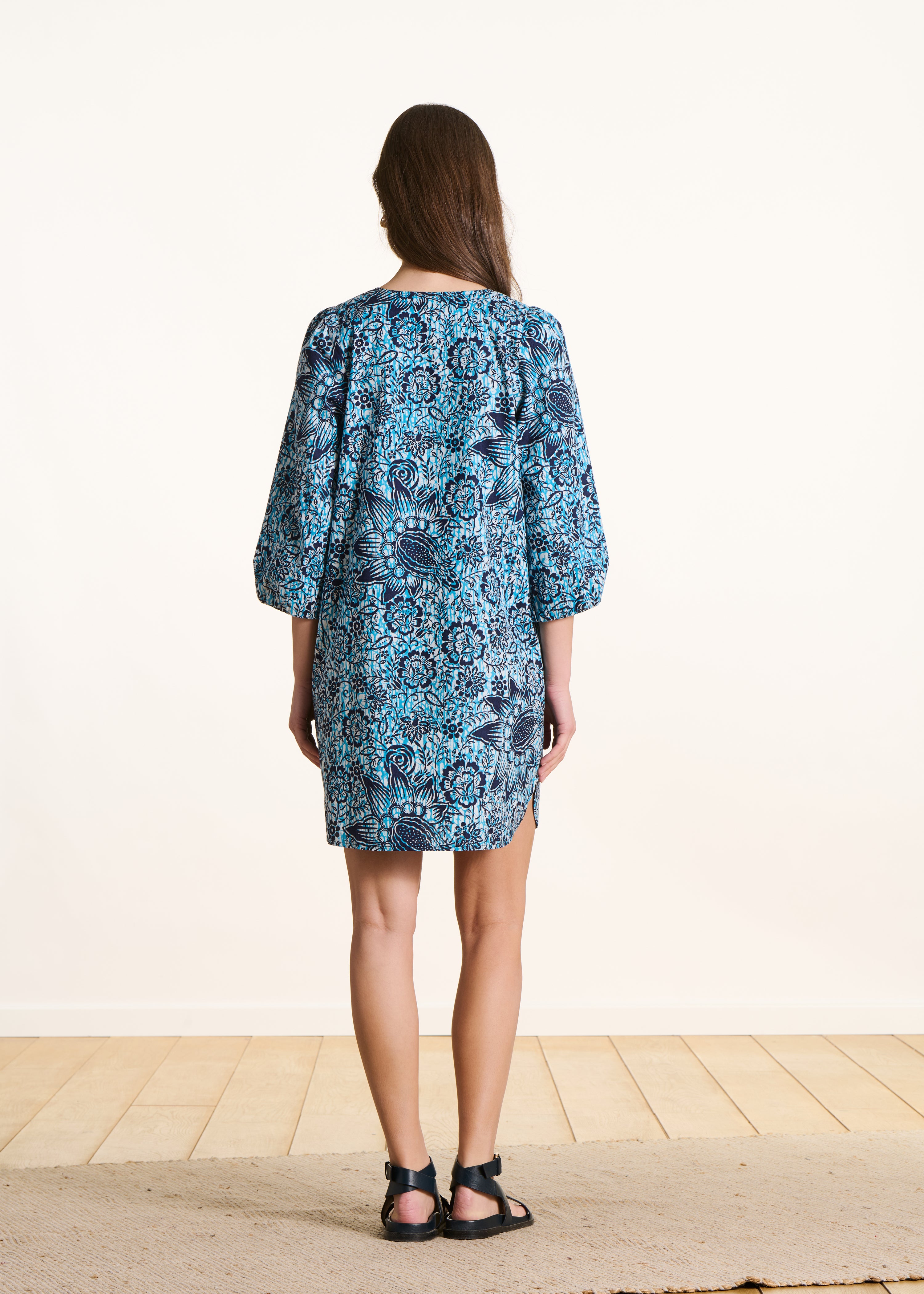 la-f-e-marabout-e-vaiana-kleid-blau-floral-baumwolle-34 image 4