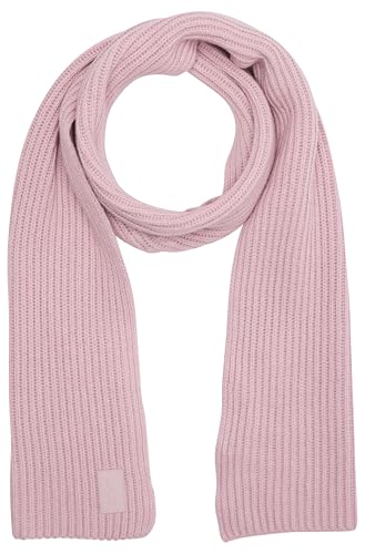 comma-schal-damen-zartrosa-wollmix-strickschal image 3
