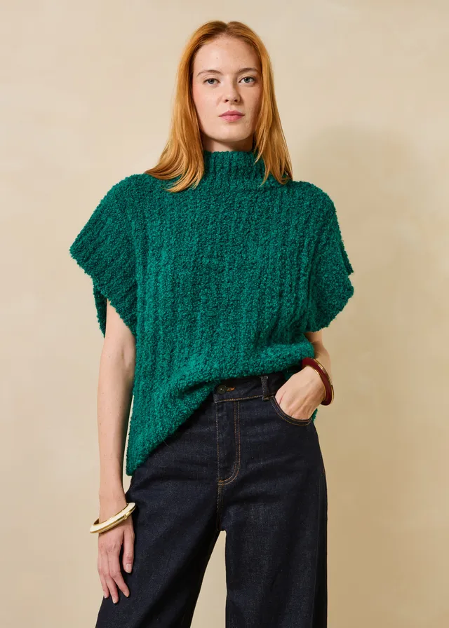 la-f-e-marabout-e-gotico-pullover-smaragd-kurz image 1