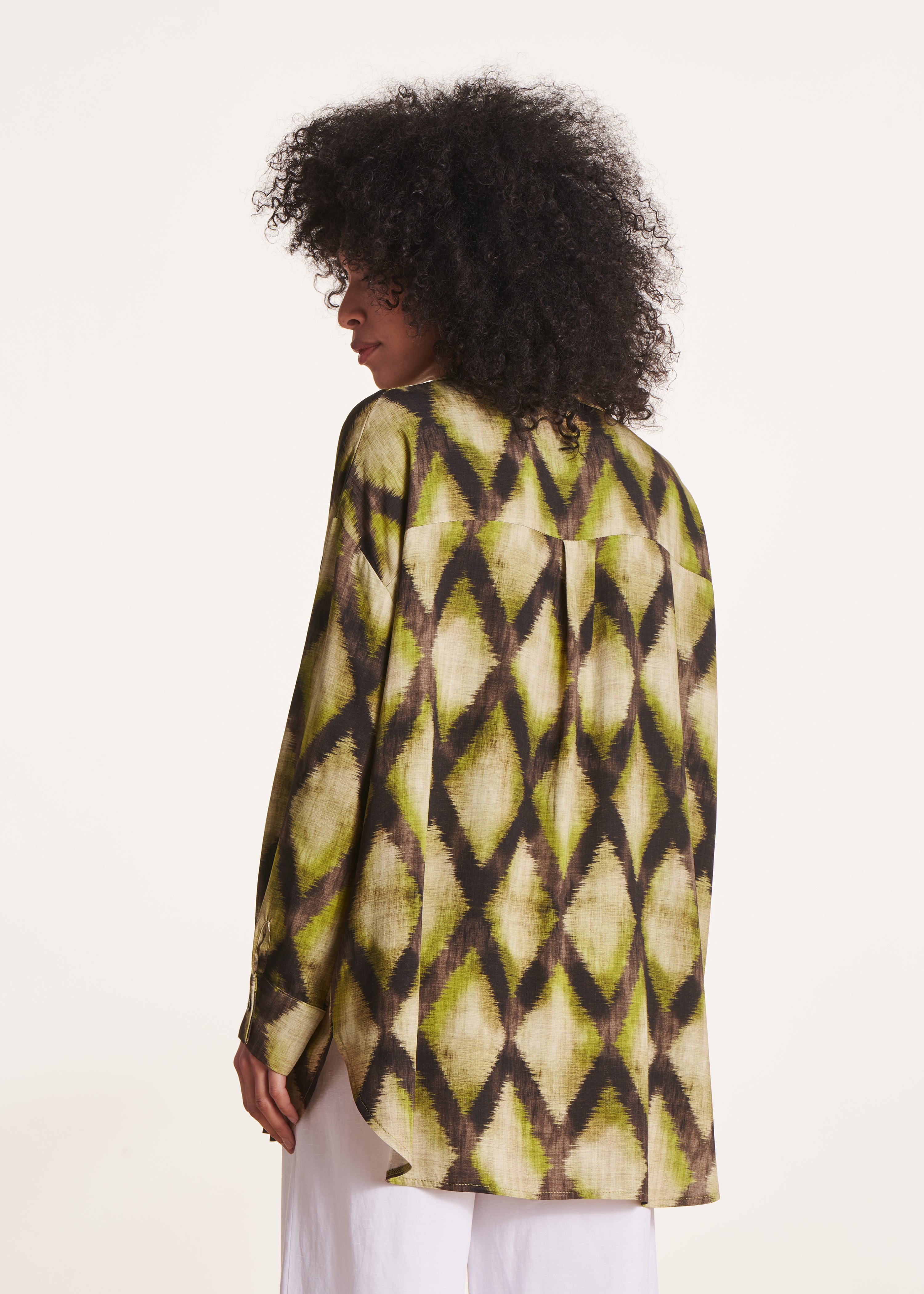 la-f-e-marabout-e-zaima-top-kaki-oversize-print-viskose image 3