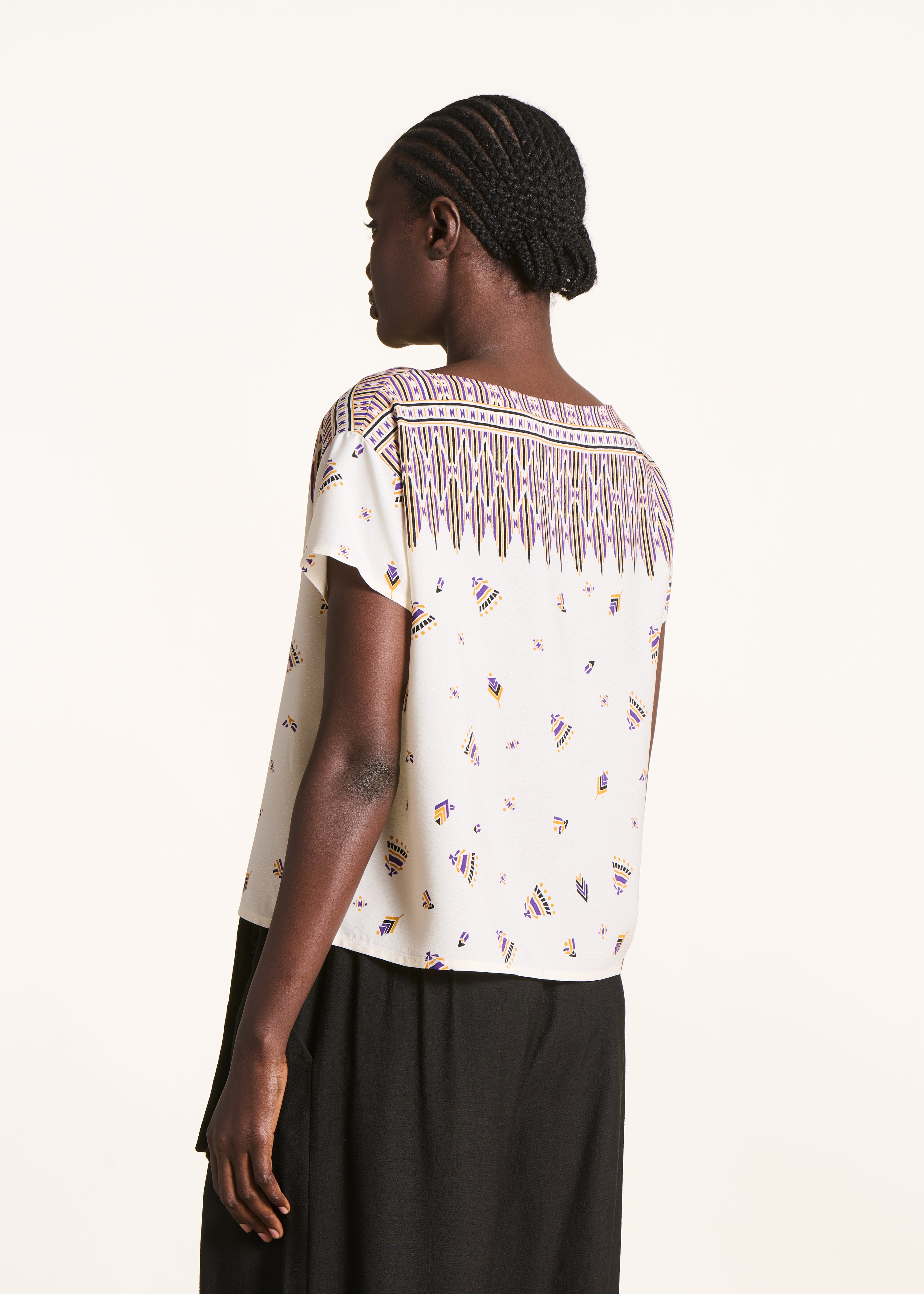 la-f-e-marabout-e-figeac-top-ecru-ethno-print-kurz image 3