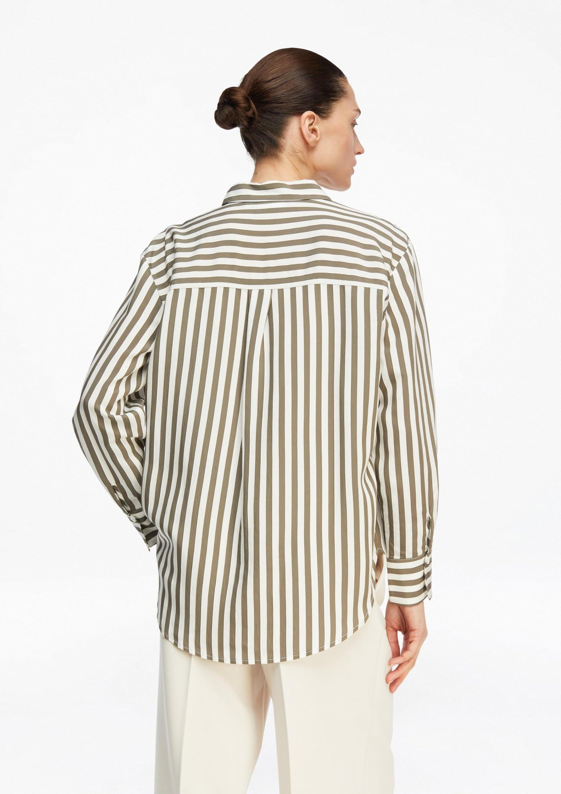 comma-damen-bluse-jacquardstreifen-relaxed-fit-gr-42 image 7