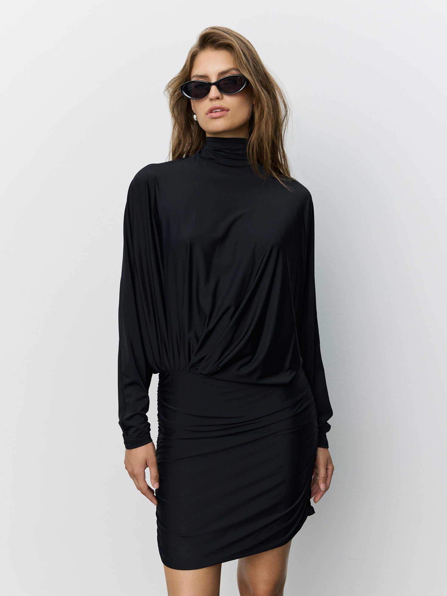 sofie-schnoor-women-batanasw-mini-dress-schwarz-fledermaus image 5