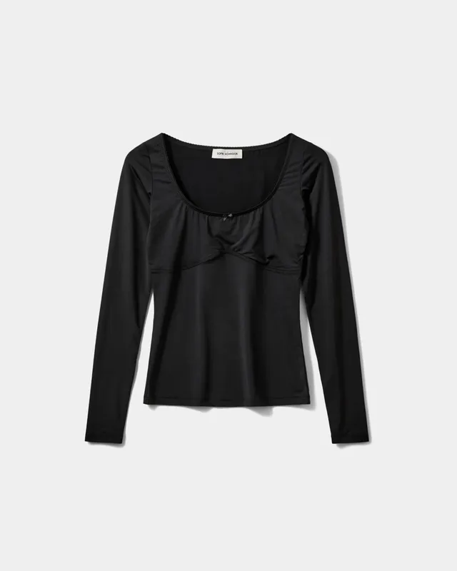 sofie-schnoor-women-victoriasw-langarmshirt-schwarz-polyamid image 1
