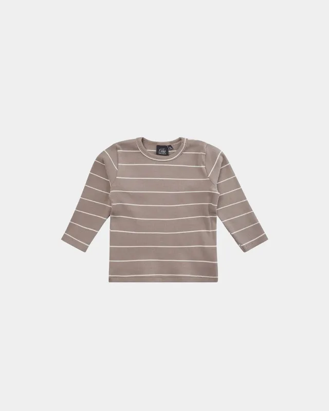sofie-schnoor-kids-arizonasb-langarmshirt-warm-grey-cotton image 1
