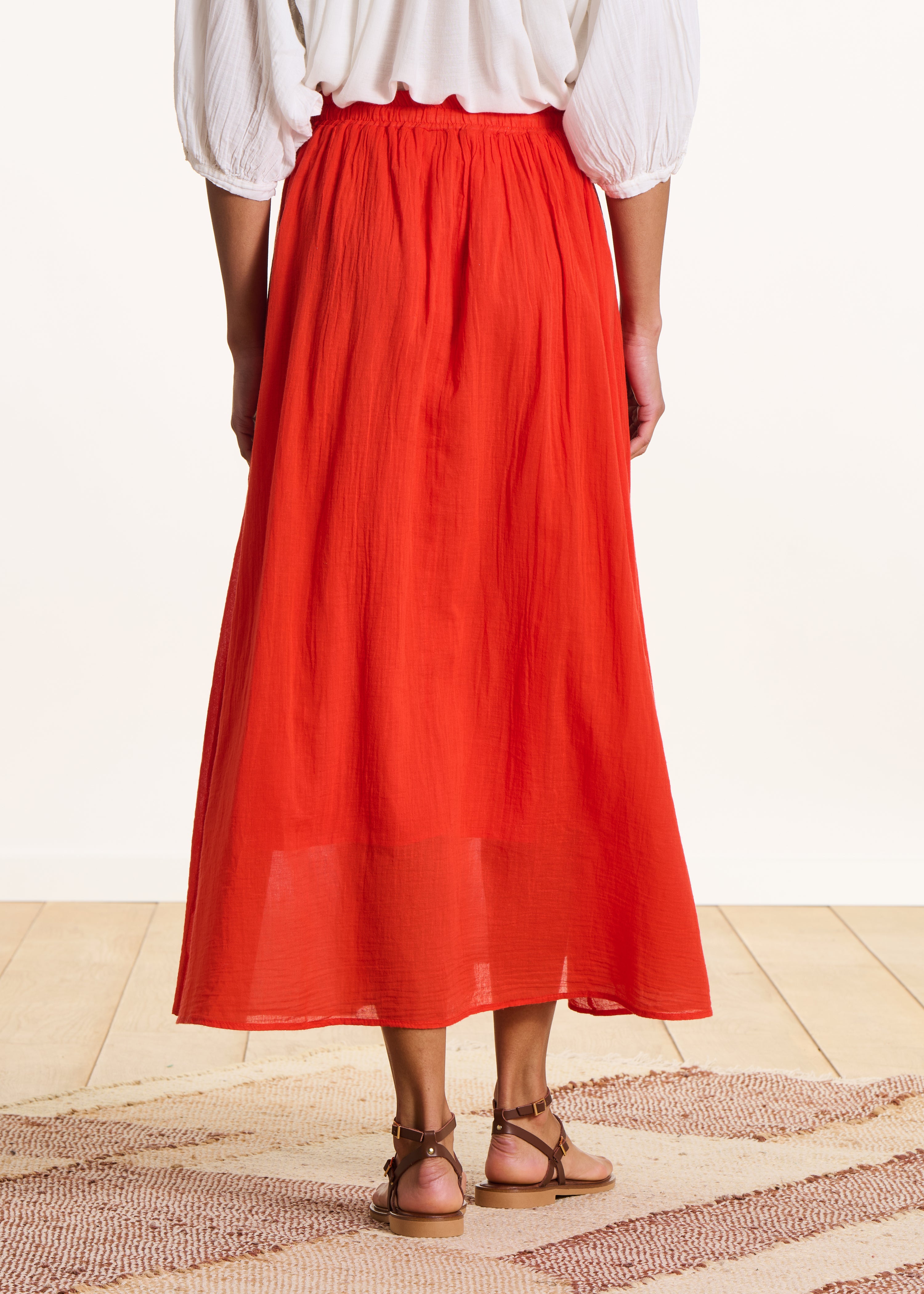la-f-e-marabout-e-forena-maxirock-orange-baumwollvoile image 3