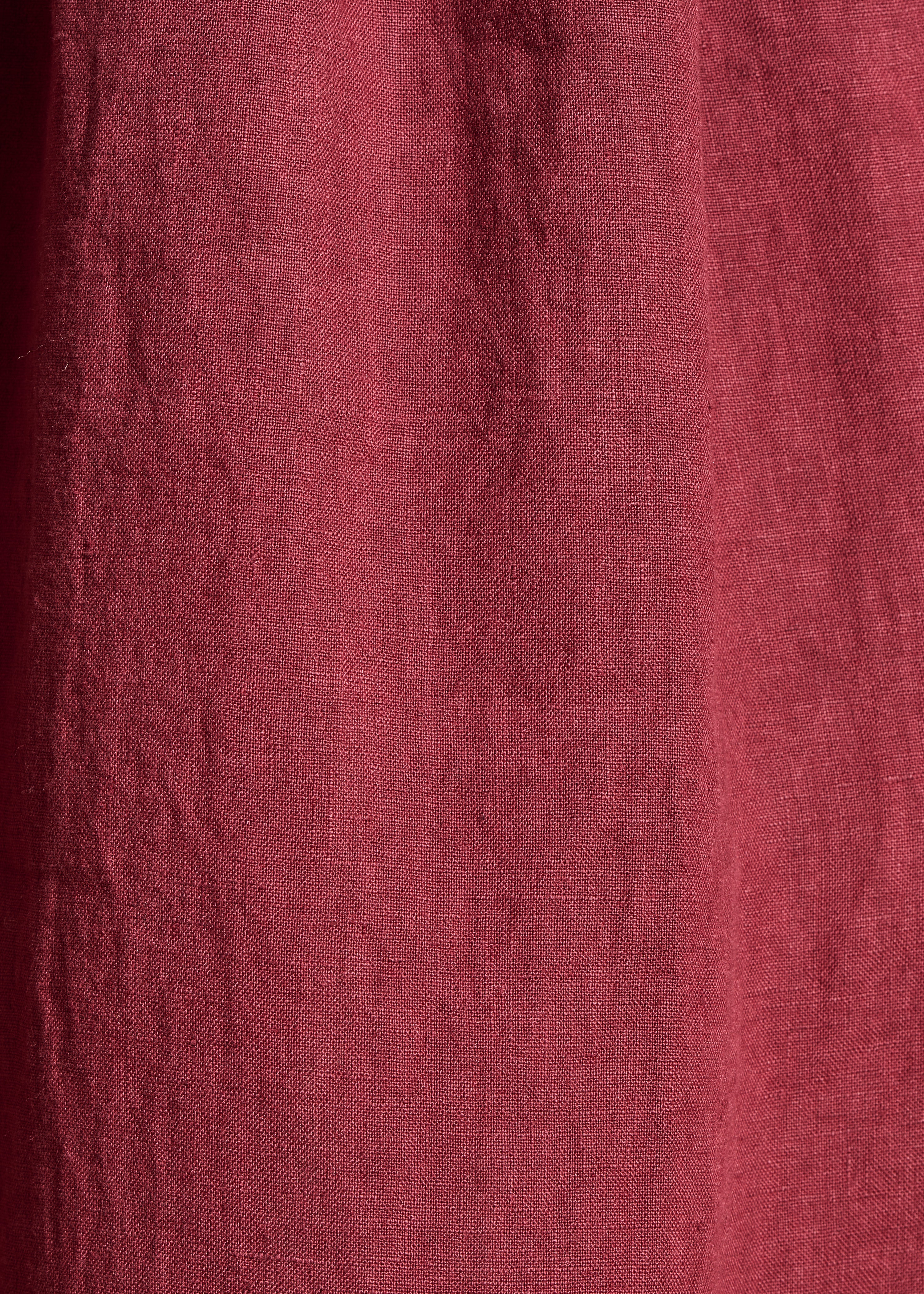 la-f-e-marabout-e-dembo-maxikleid-bordeaux-leinen-langarm image 3
