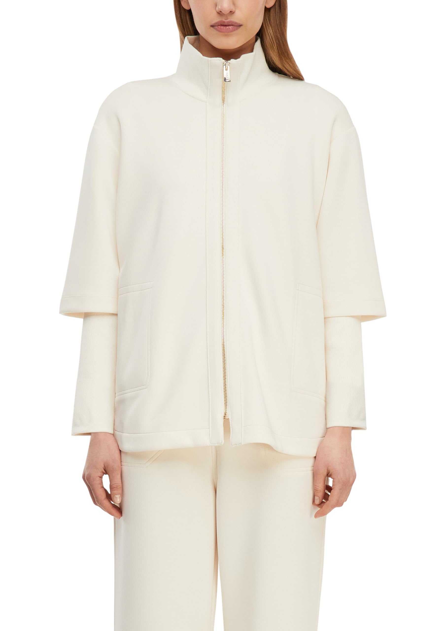 comma-sweatjacke-gr-42-jersey-rippdetails-damen image 1