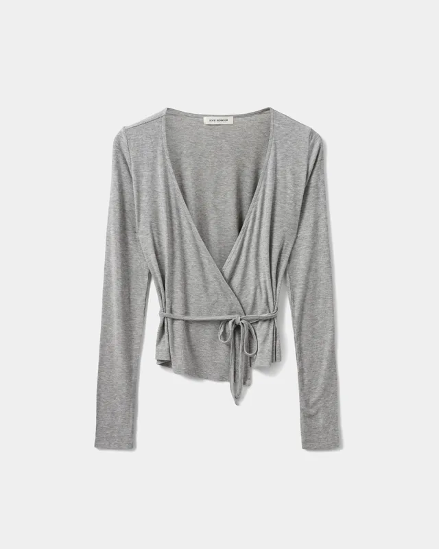 sofie-schnoor-women-joodysw-bluse-snos558-grau-meliert-viskose image 1