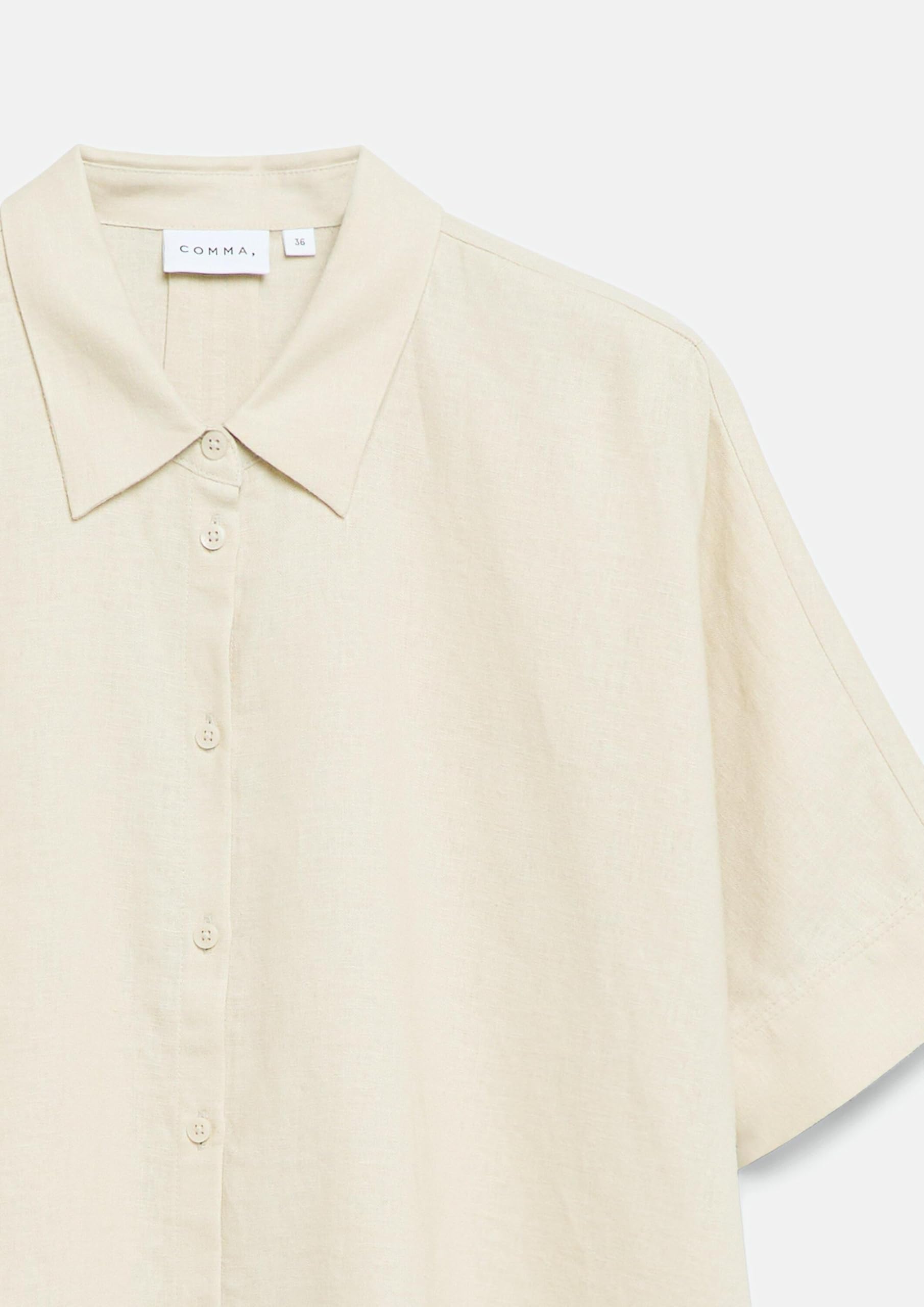comma-blouses-oversize-bluse-beige-gr-34-leinenmix image 5