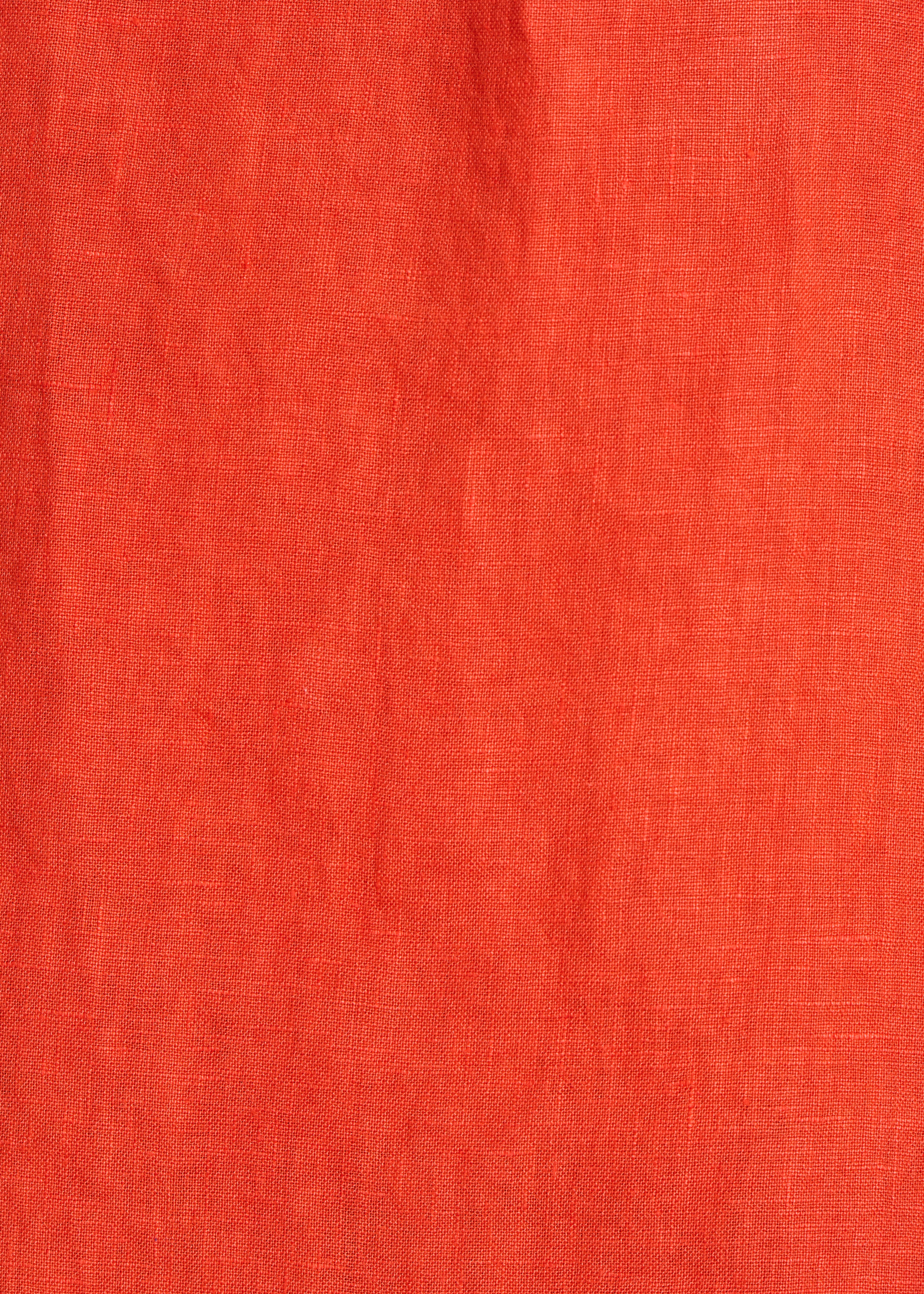 la-f-e-marabout-e-flavie-kleid-orange-leinen-v-ausschnitt image 3