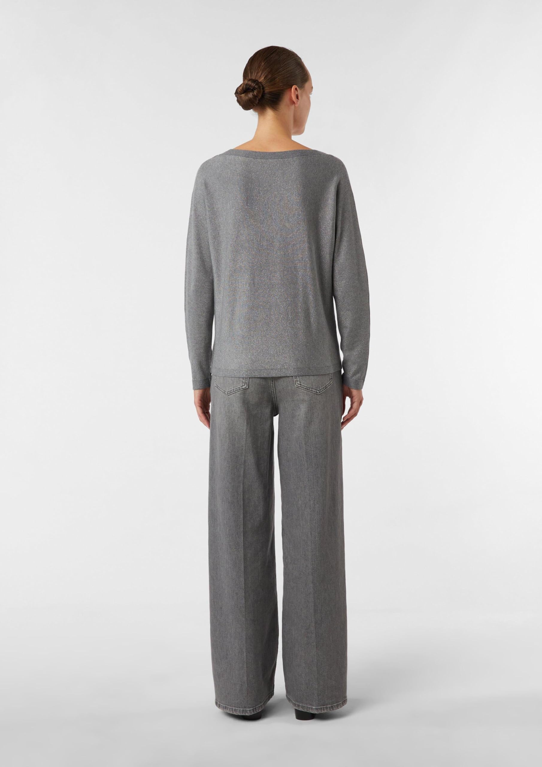 comma-knitwear-feinstrick-pullover-fledermaus-rmel-gr-42-glitzer image 7