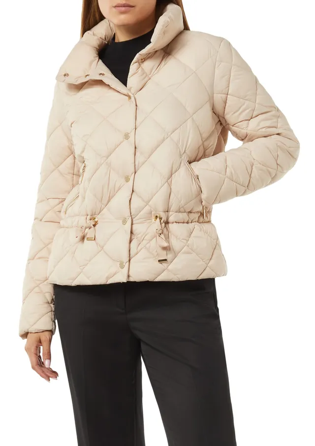 comma-steppjacke-jacke-beige-gr-40-mit-taillendetail image 1