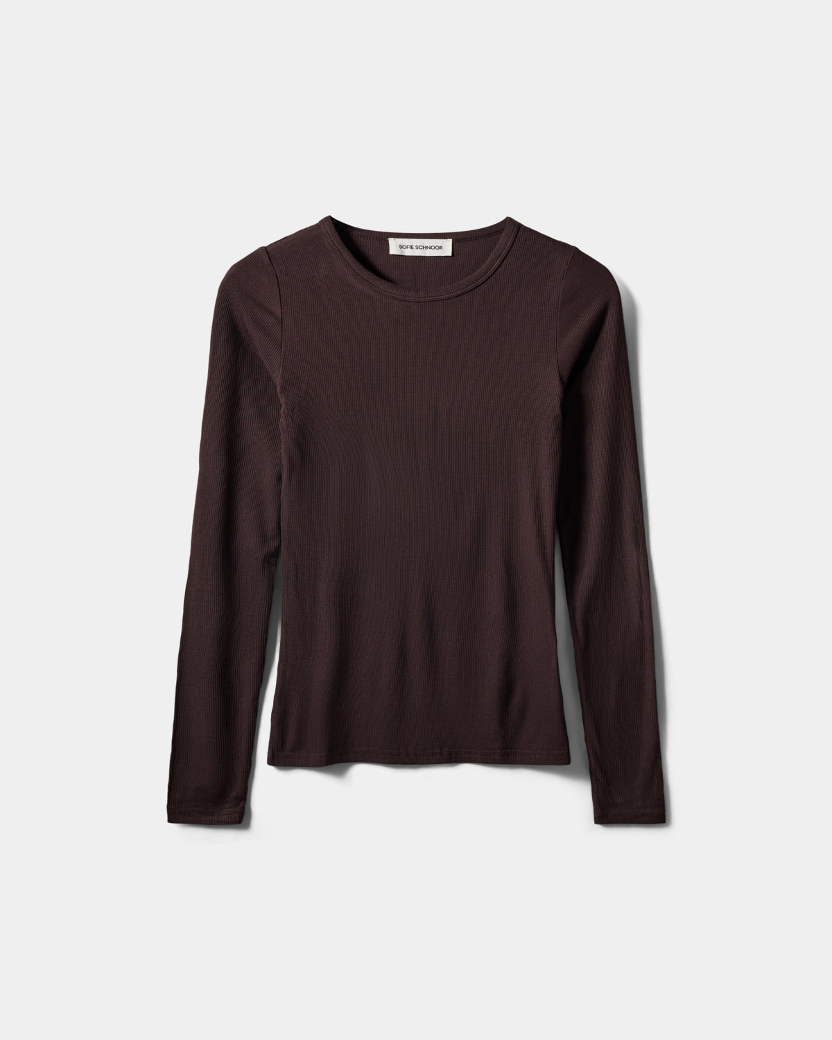 sofie-schnoor-women-petriciasw-langarmshirt-dark-plum-slim image 1