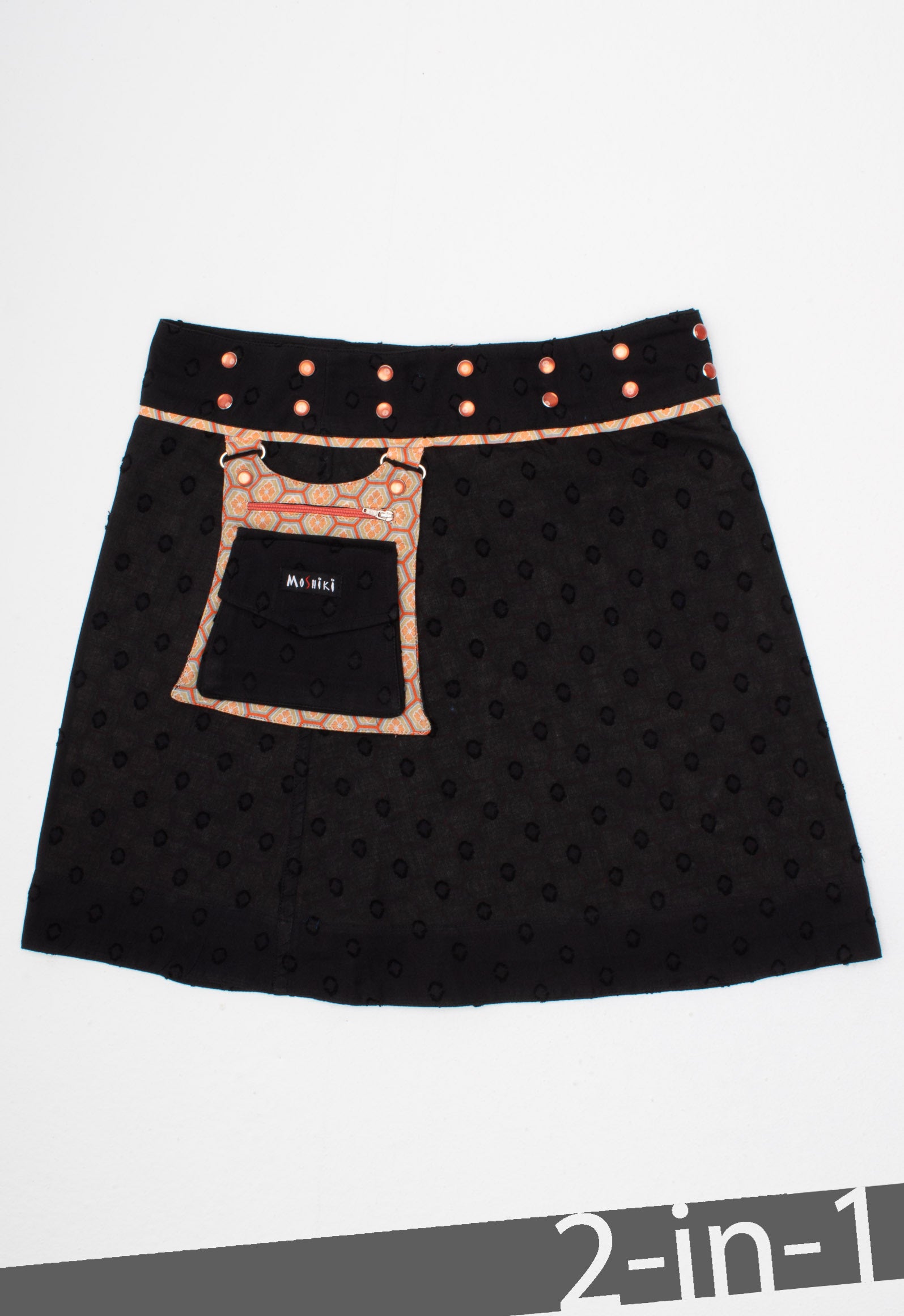 moshiki-hot-cookie-10-wickelrock-schwarz-45-cm-wendbar image 2