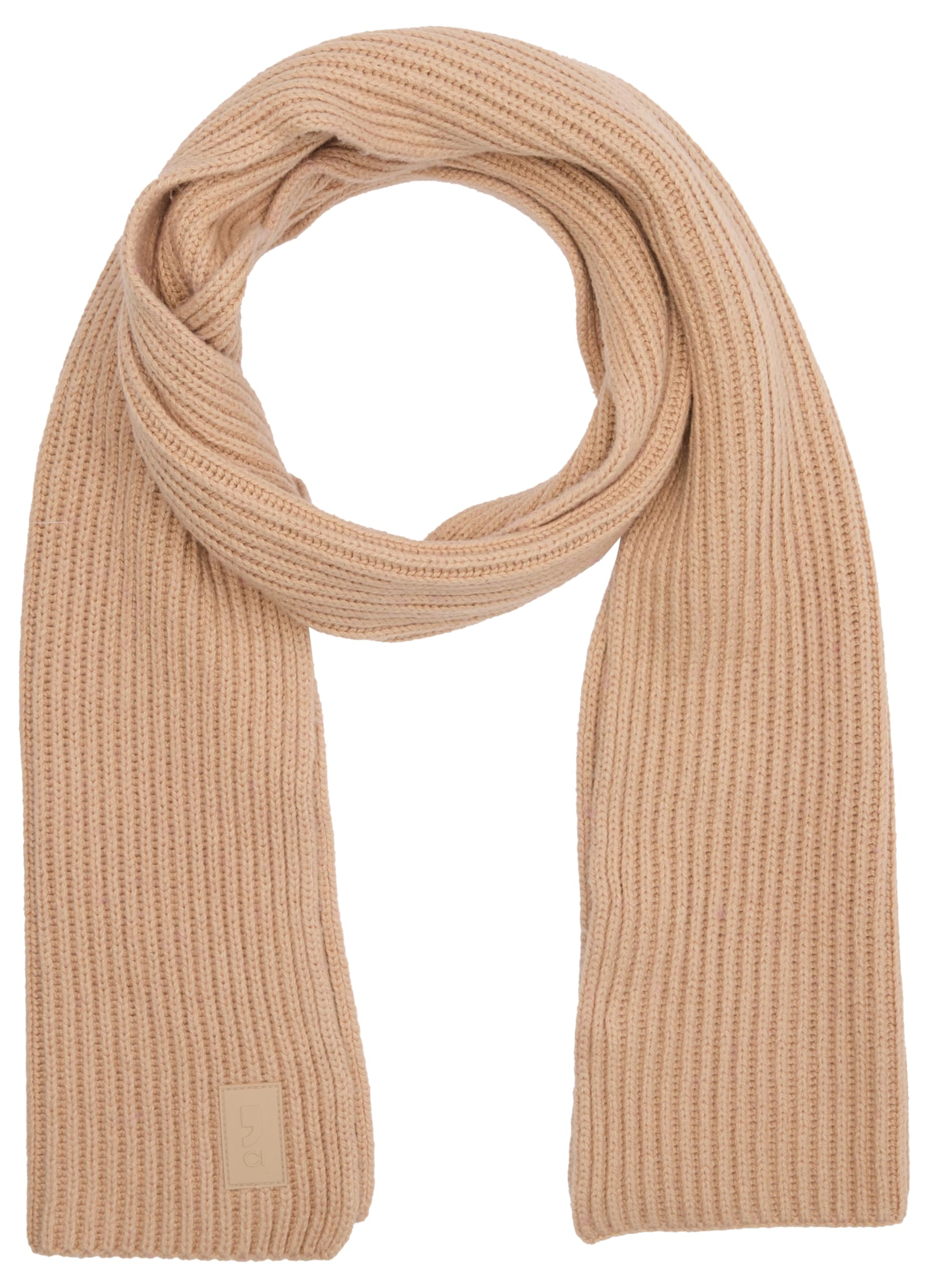 comma-schal-damen-zartrosa-wollmix-strickschal image 2