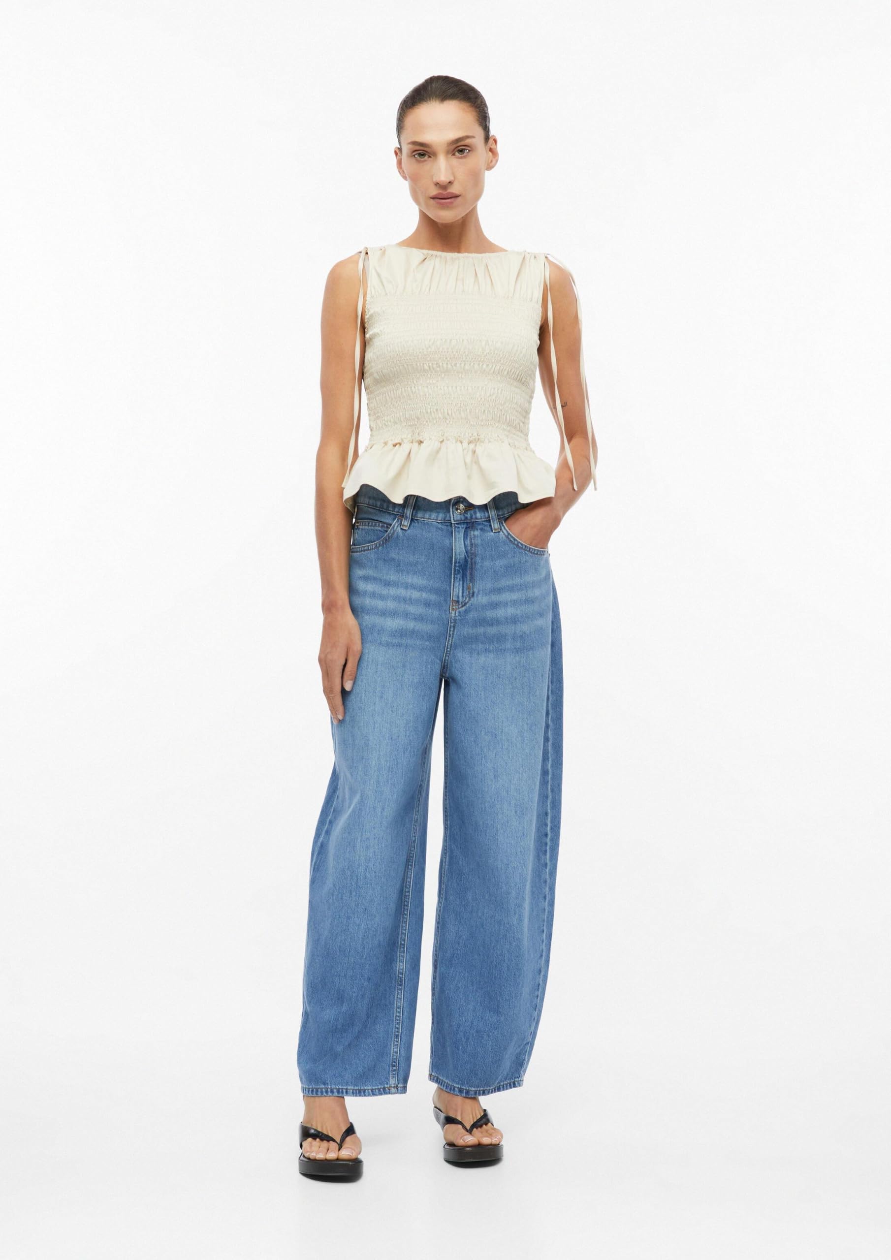 comma-jeans-barrel-leg-mid-rise-gr-e-38-blau image 5