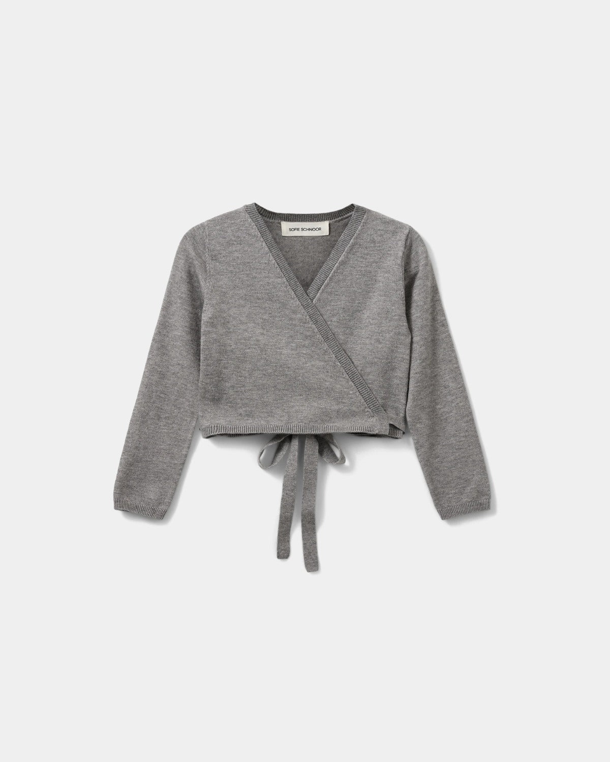 sofie-schnoor-kids-gracysk-pnos616-strickjacke-hellgrau image 1