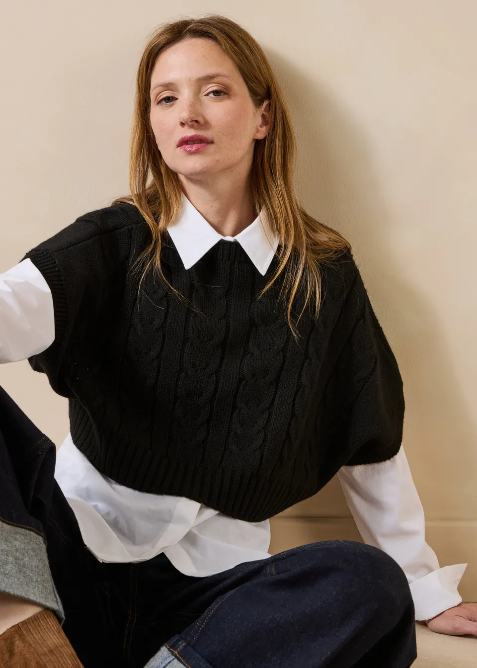 la-f-e-marabout-e-gliter-pullover-schwarz-cropped-wolle image 1