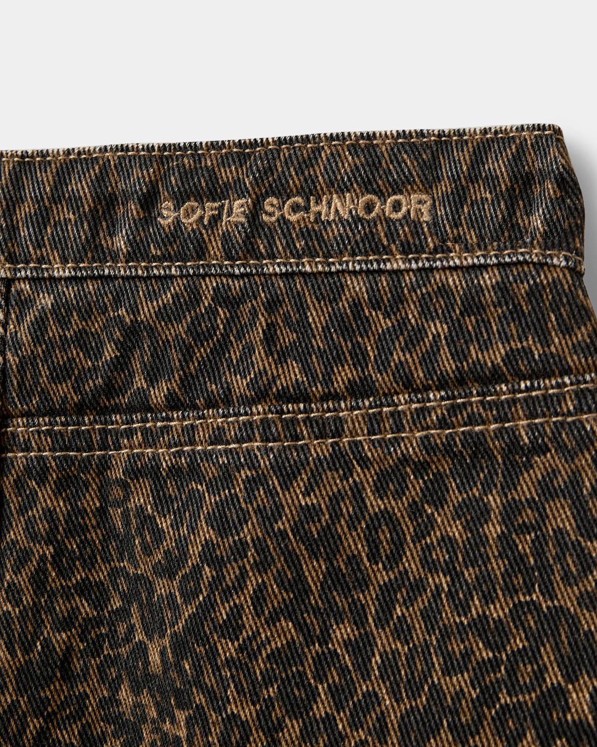 sofie-schnoor-kids-callykb-jeansrock-leopard-baumwolle image 3