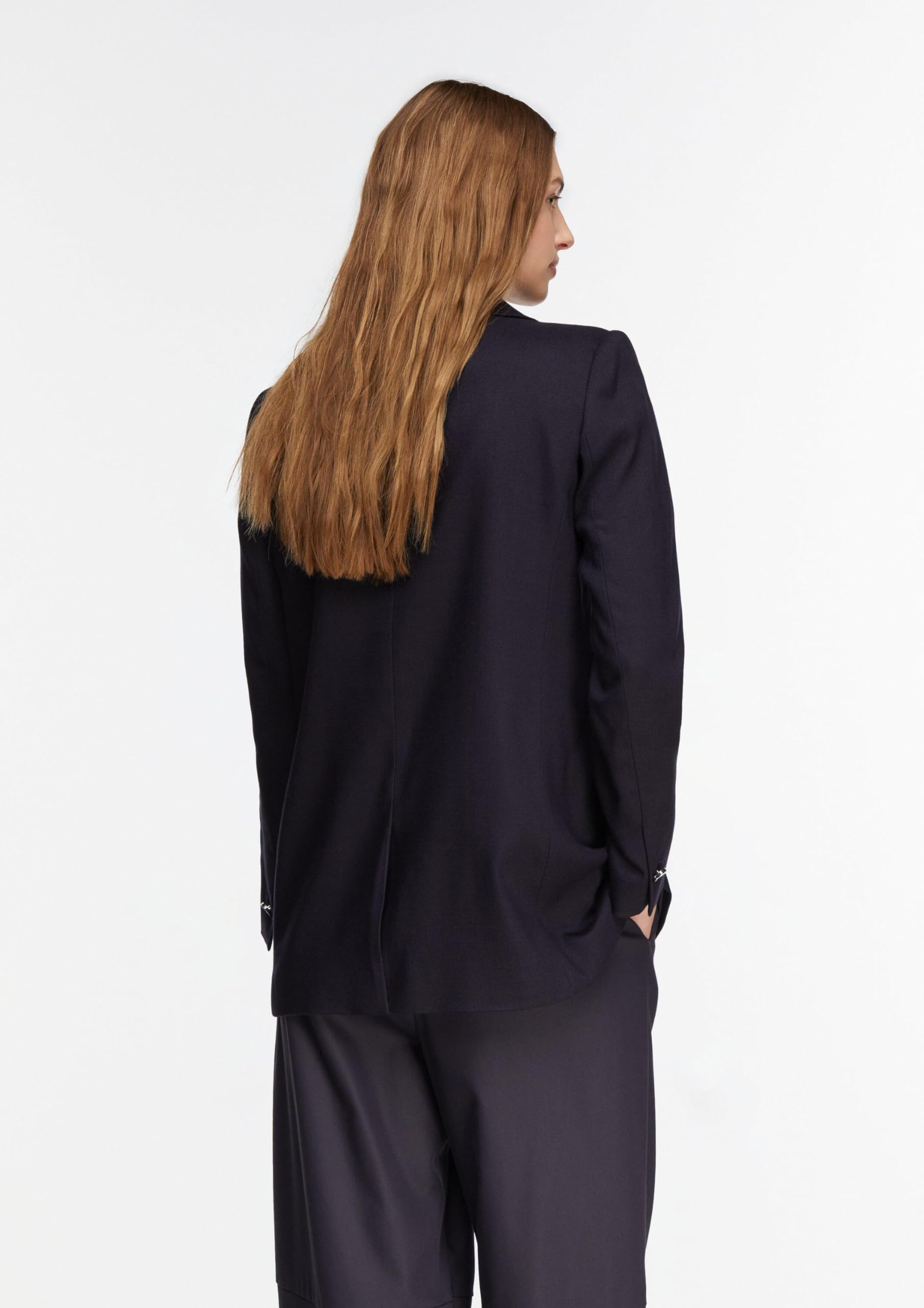 comma-doppelreihiger-blazer-viskosemix-gr-42-piqu image 7
