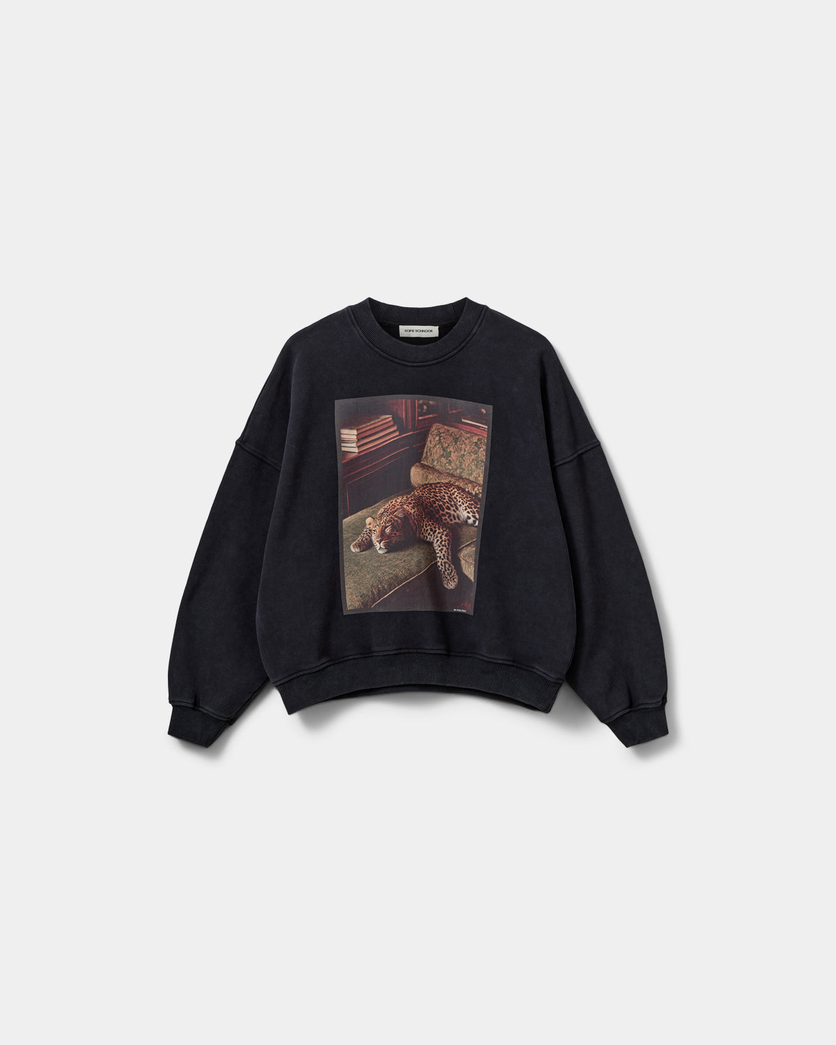 sofie-schnoor-women-paros-sweatshirt-washed-black-baumwolle image 1