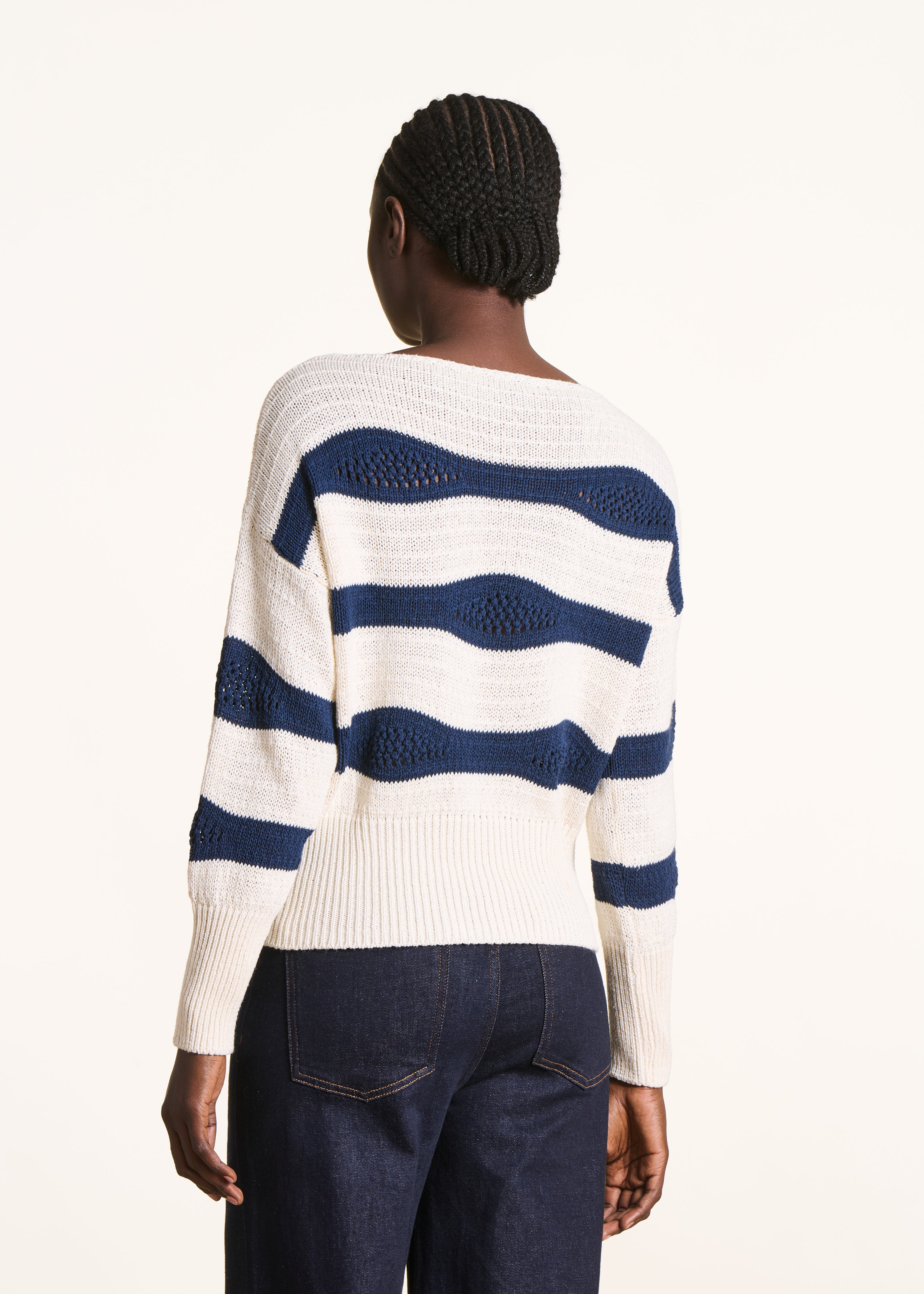 la-f-e-marabout-e-pulls-pullover-ecru-navy-marini-re image 3
