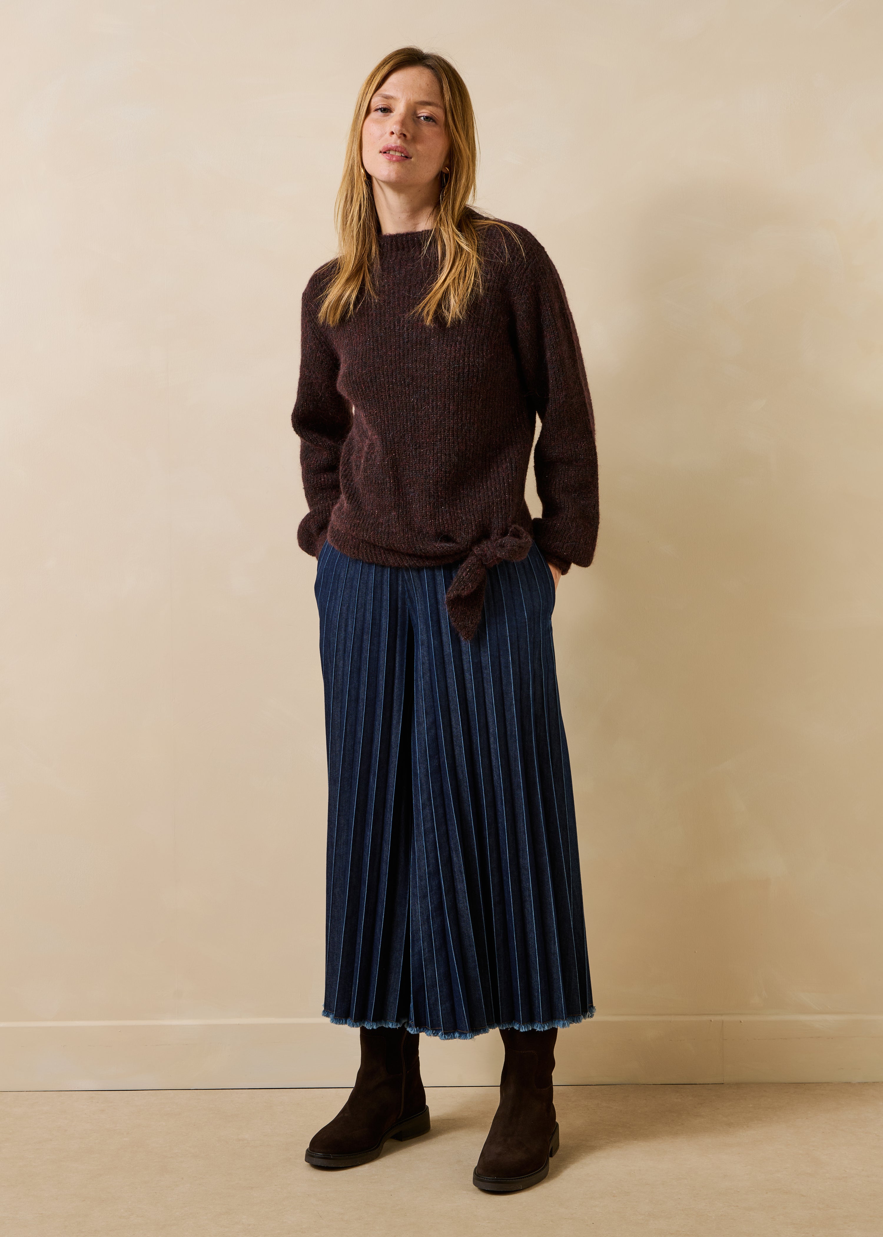 la-f-e-marabout-e-gecanno-pullover-braun-wolle-alpaka image 2