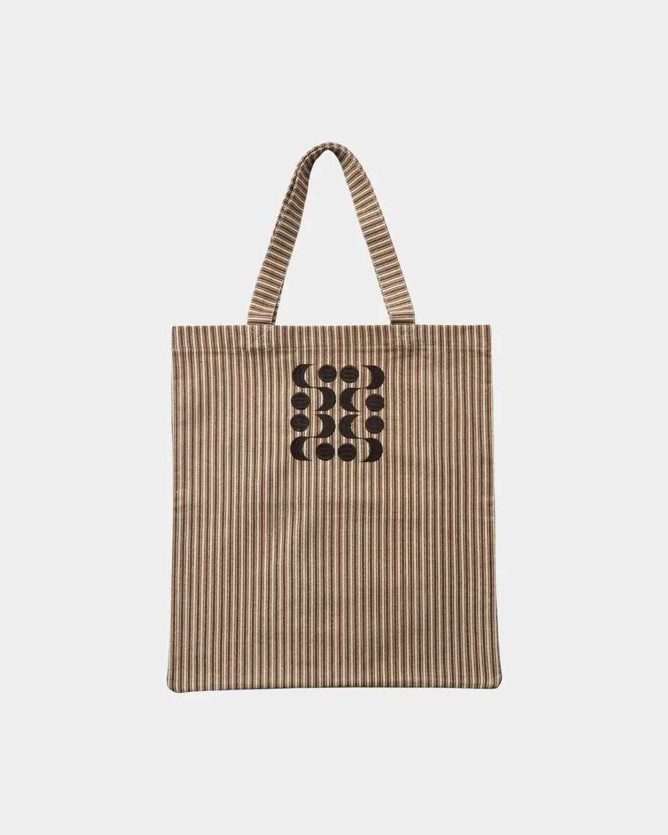 sofie-schnoor-women-hannes-tote-bag-braun-gestreift-46cm image 1