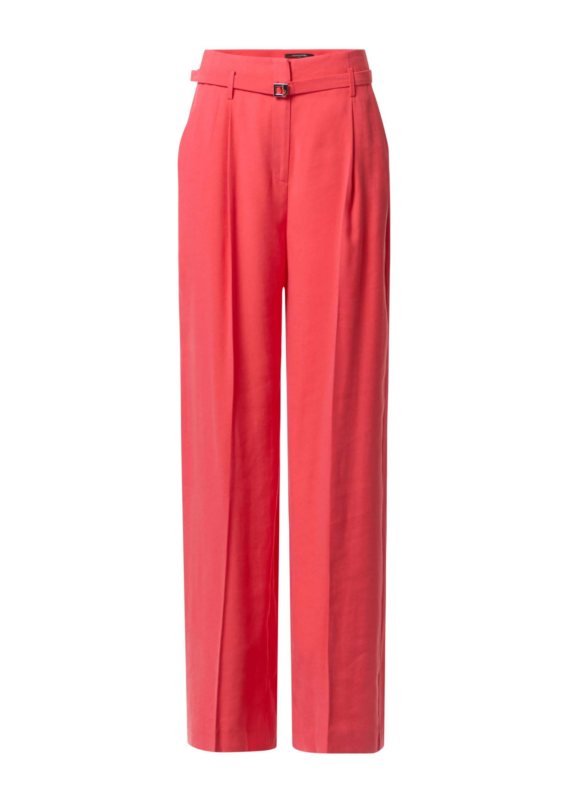 comma-loose-weite-hose-aus-piqu-damen image 3
