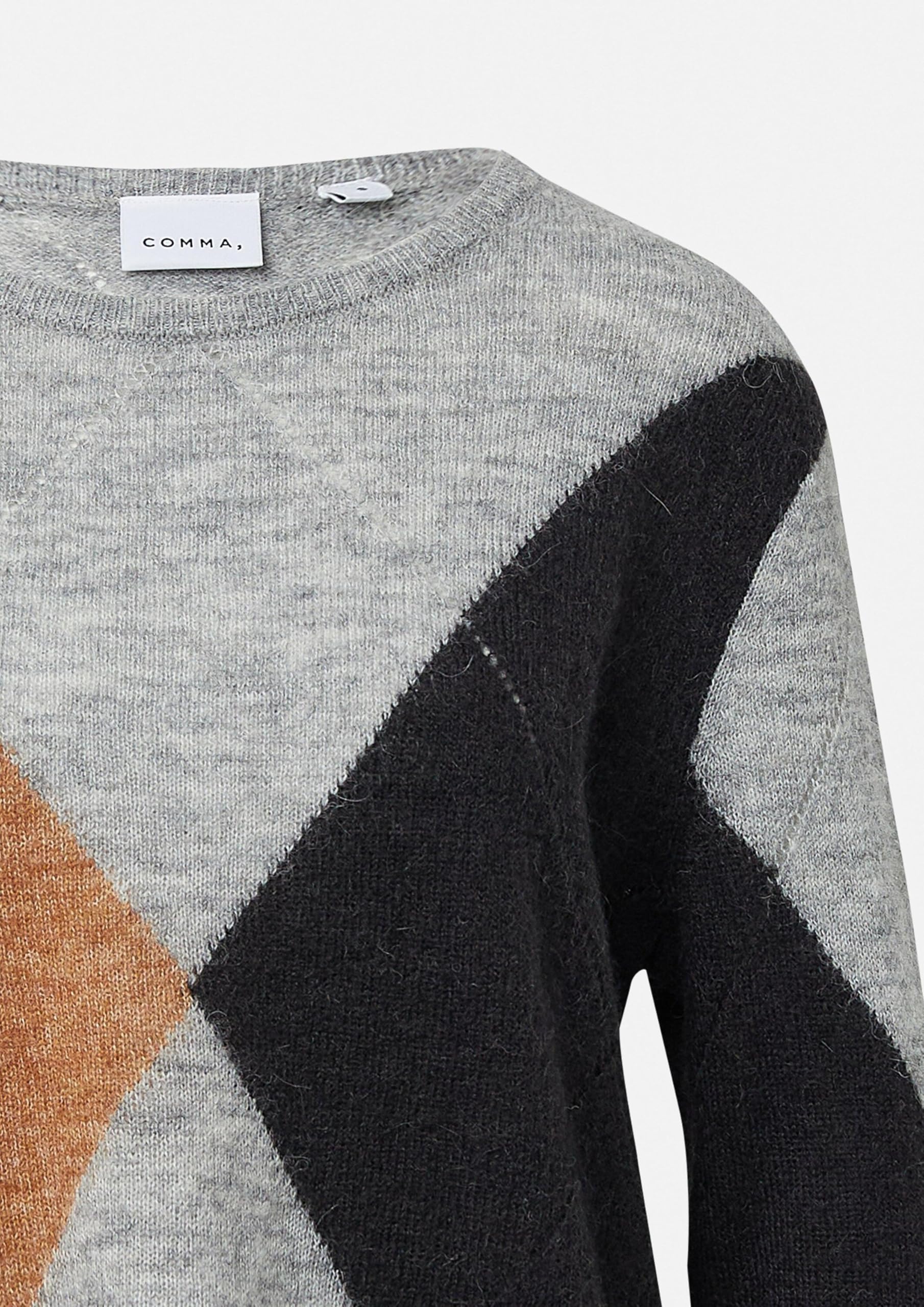 comma-strickpullover-alpakawollmix-rautenmuster-pullover image 5