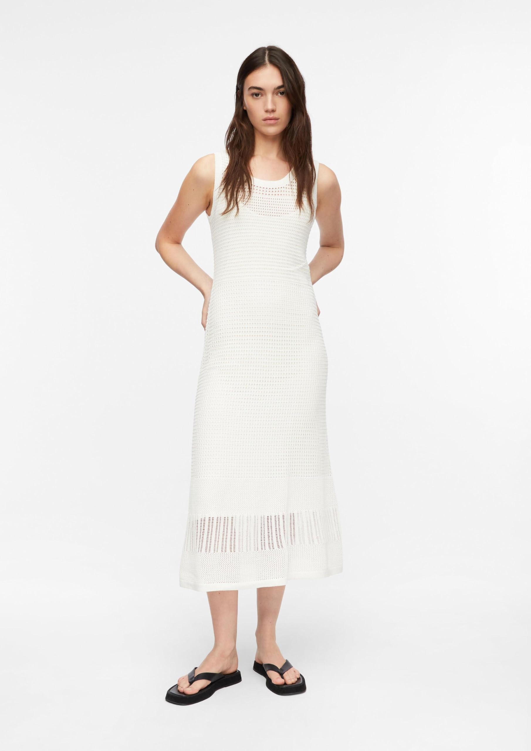 comma-dresses-fit-and-flare-strickkleid-midi-gr-40 image 6
