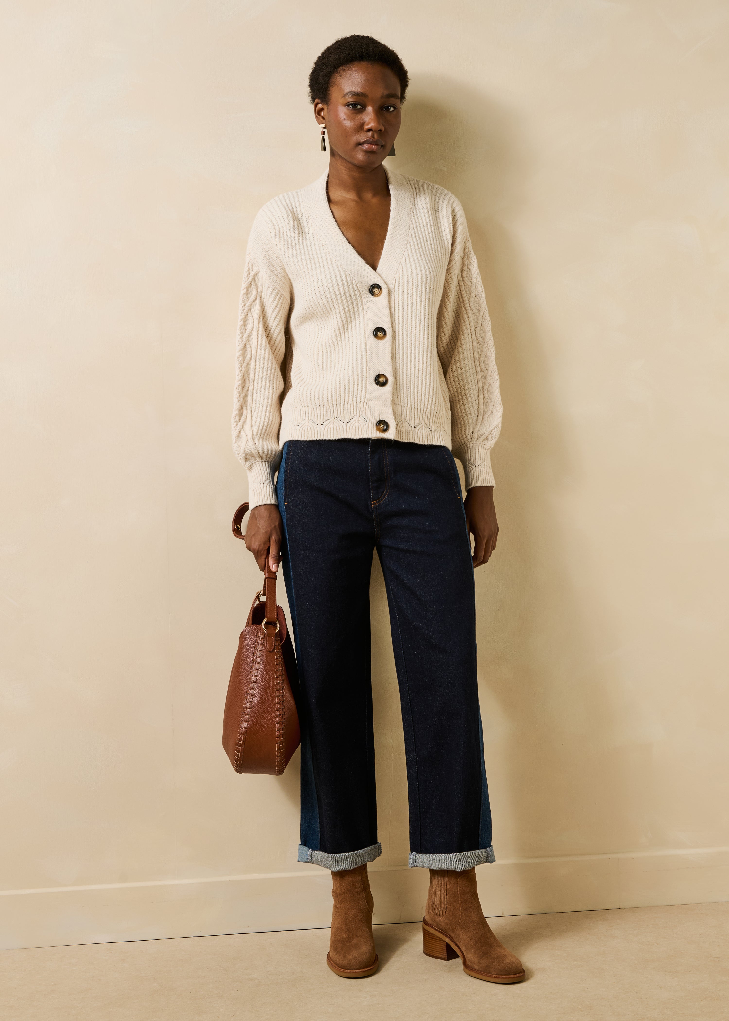 la-f-e-marabout-e-gastel-strickjacke-ecru-wolle-alpaka image 2